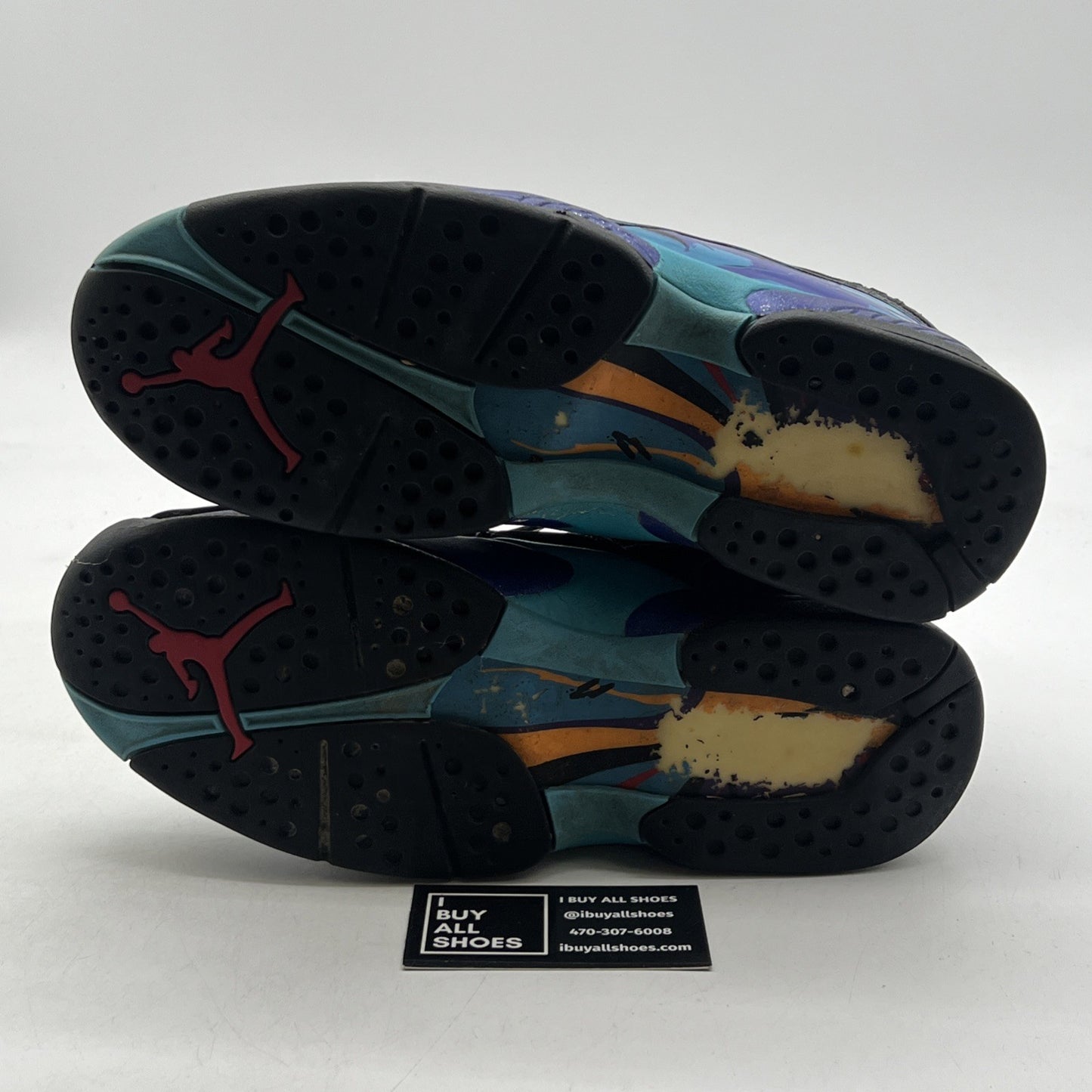 Size 9 - Air Jordan 8 Retro Aqua 2015 (305381-025)
