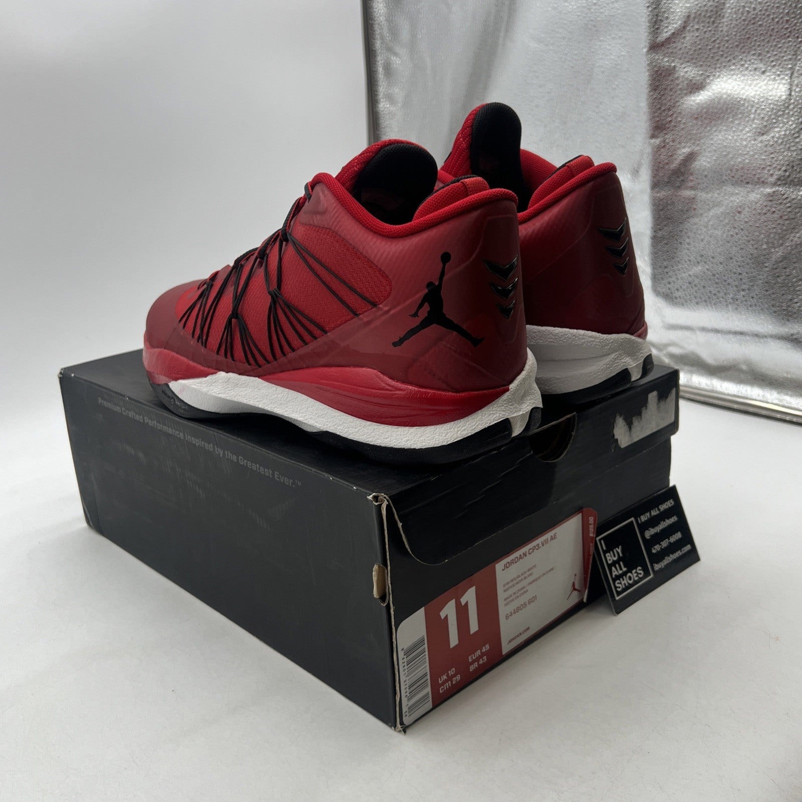 Size 11 - Jordan CP3.VII AE Red (644805-601)