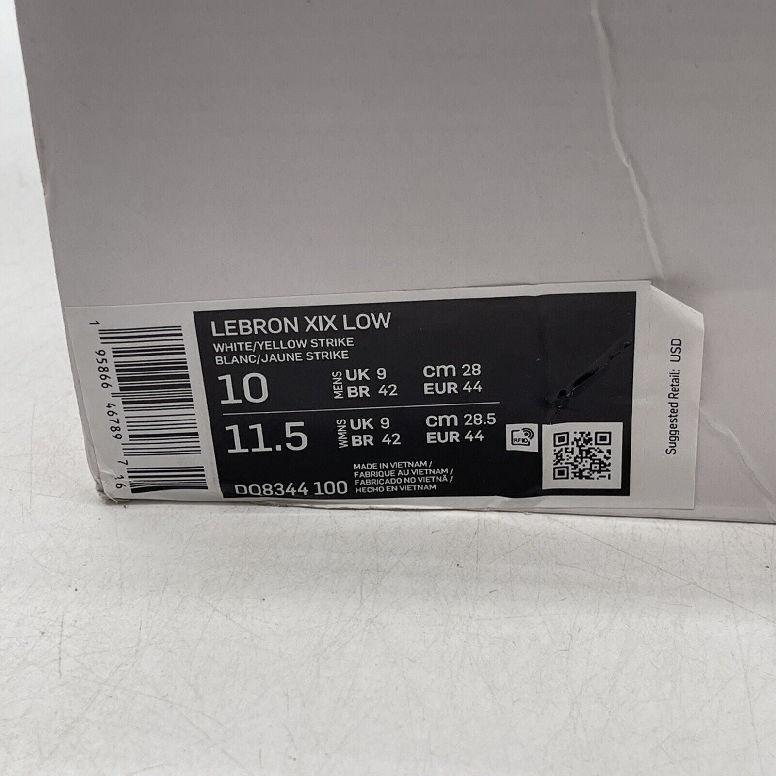 Size 10 - Nike Flintstone x LeBron 19 Low Magic Fruity Pebbles (DQ8344-100)