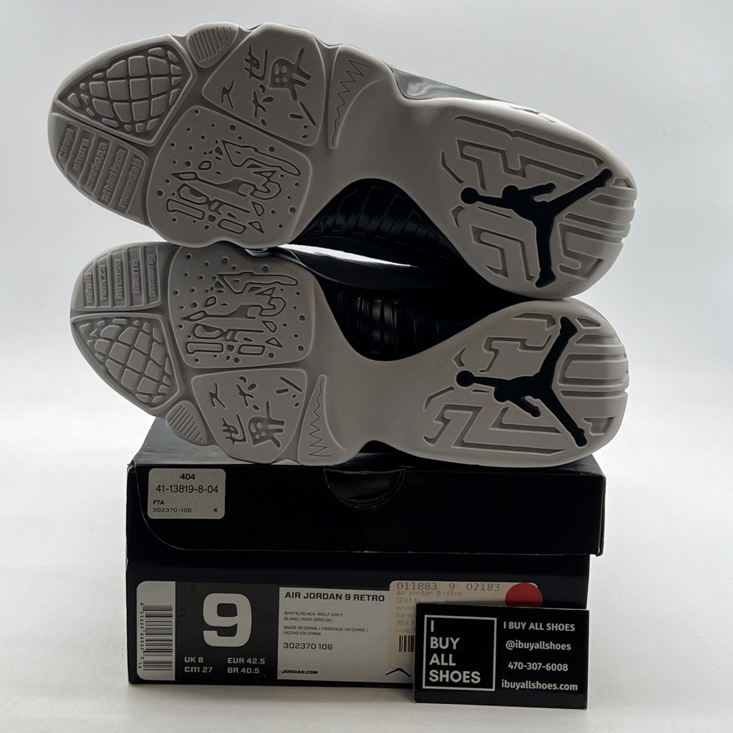 Size 9 - Air Jordan 9 Retro Barons (302370-106)