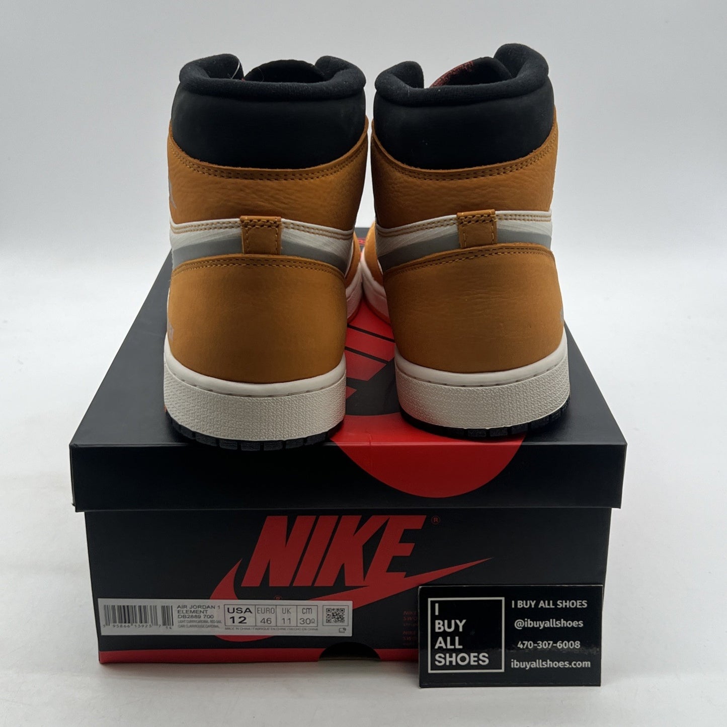 Size 12 - Air Jordan 1 Element GORE-TEX High Light Curry (DB2889-700)