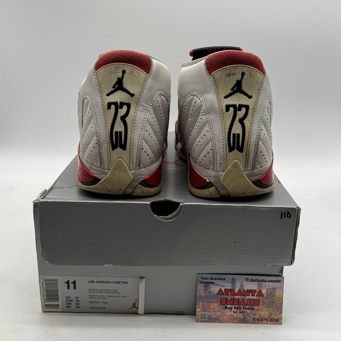 Size 11 - Air Jordan 14 Retro 2019 Candy Cane (487471-100)