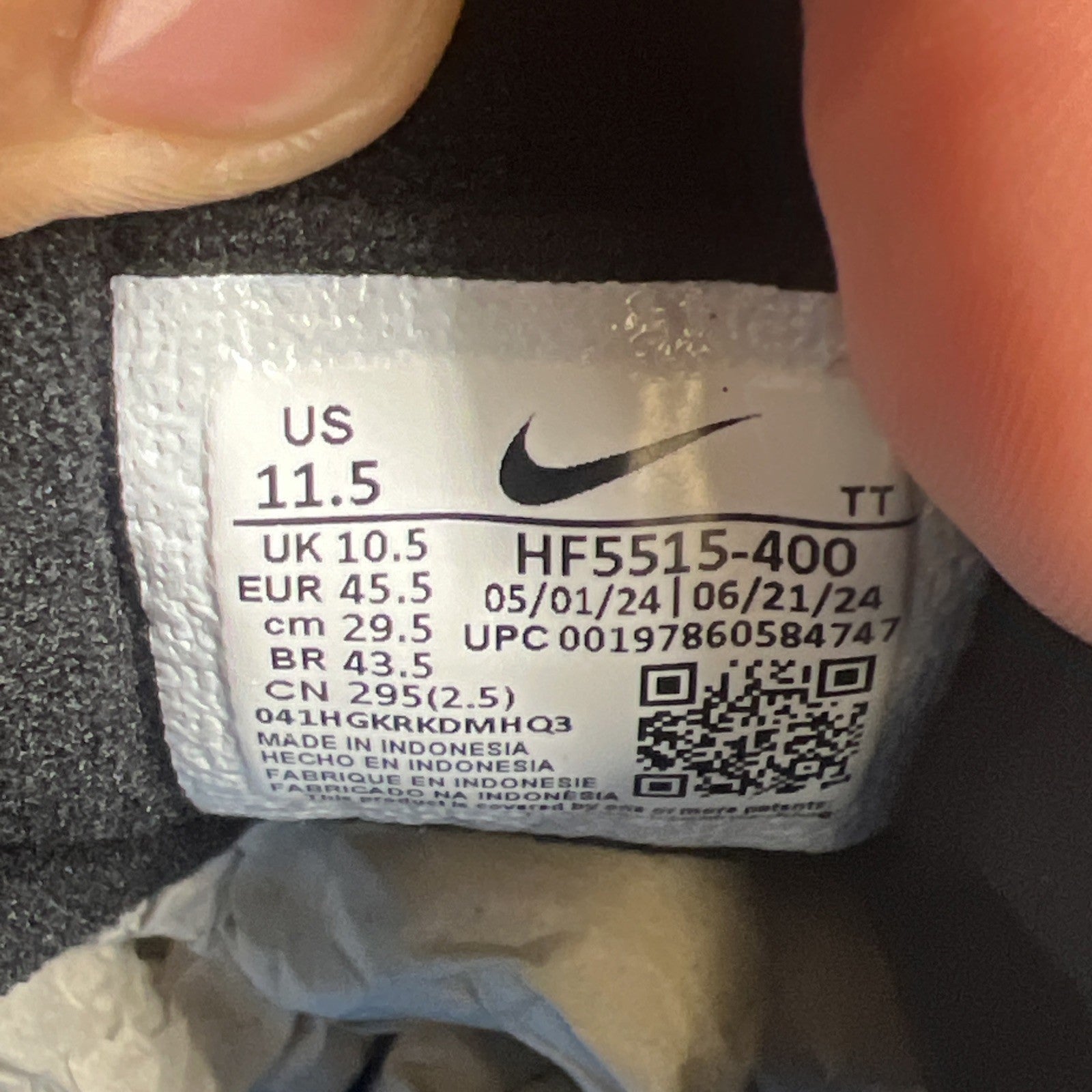 Size 11.5 - Nike Stash x Air Max 95 2024 Blue (HF5515-400)