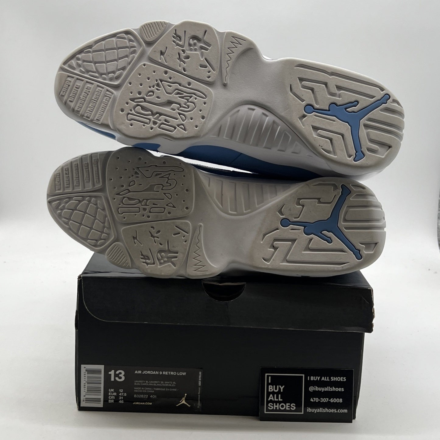 Size 13 - Air Jordan 9 Retro Low Pantone (832822-401)