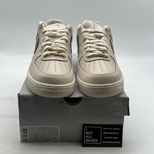 Size 11.5 - Nike Air Force 1 '07 Low Pearl White British Tan (IB8865-221)