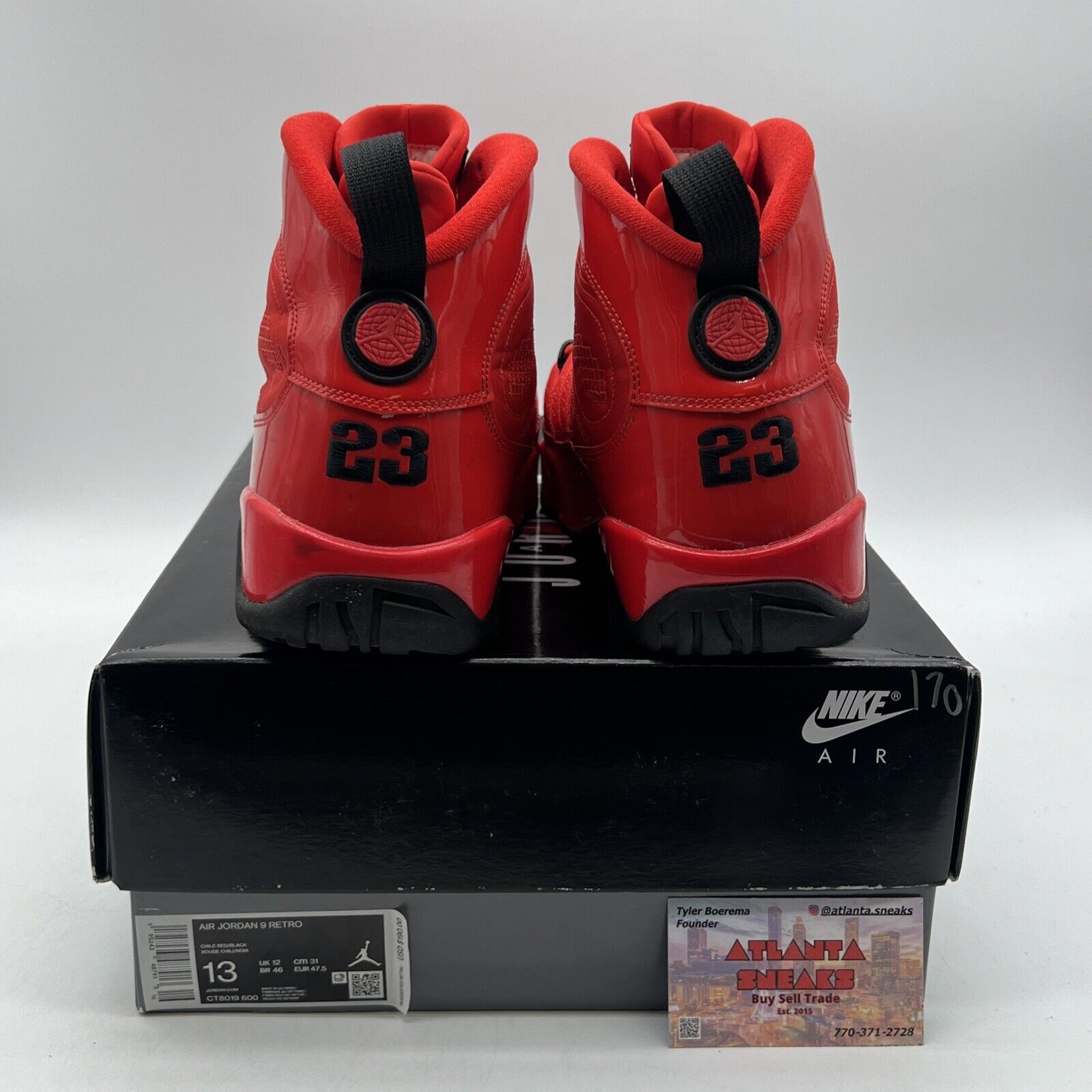 Size 13 - Jordan 9 Chile Red Black (CT8019-600)