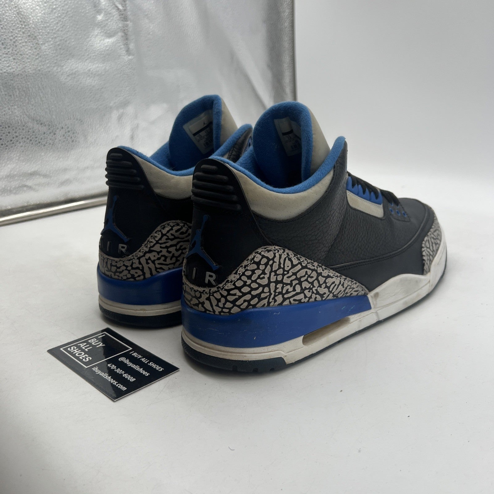 Size 13 - Air Jordan 3 Retro Sport Blue (136064-007)