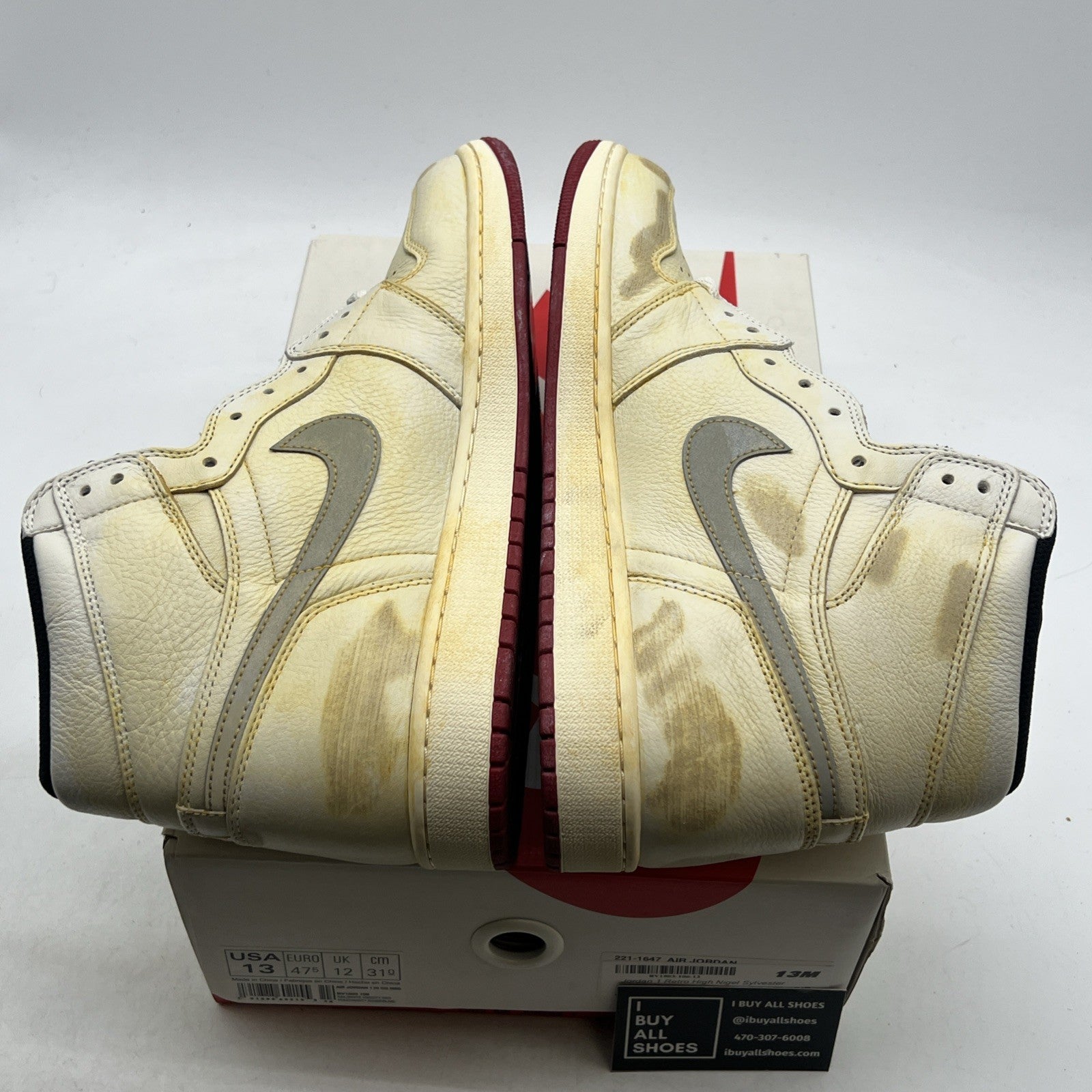 Size 13 - Air Jordan 1 Retro High OG Nigel Sylvester 2018 (BV1803-106)