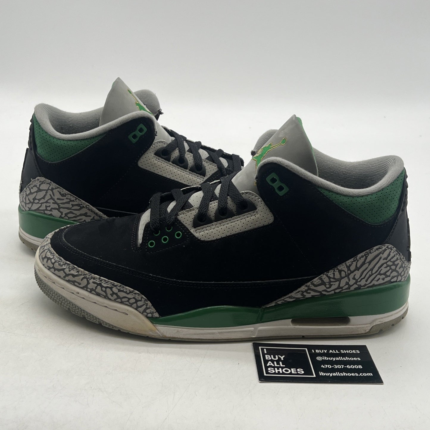 Size 11.5 - Air Jordan 3 Retro Mid Pine Green (CT8532-030)