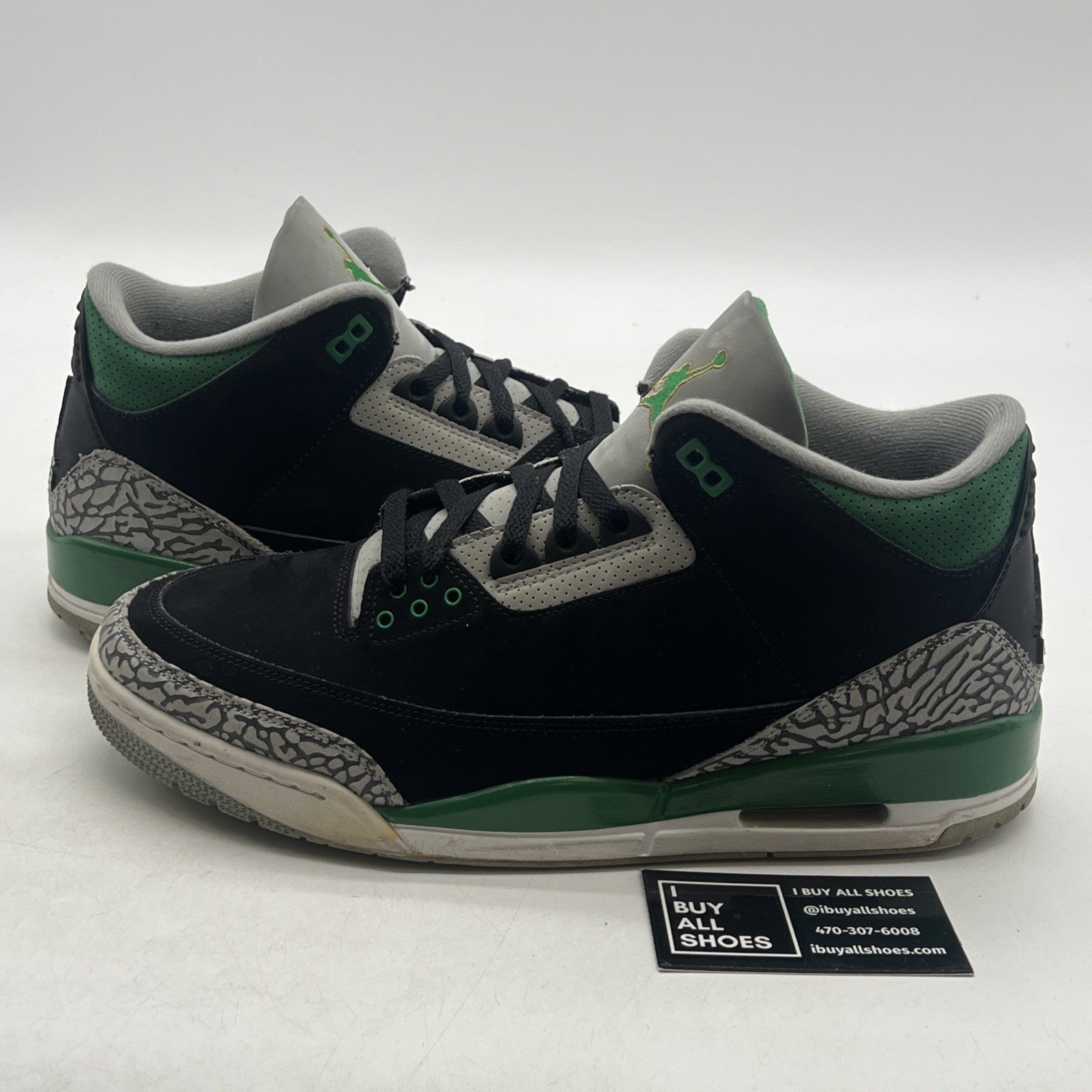 Size 11.5 - Air Jordan 3 Retro Mid Pine Green (CT8532-030)