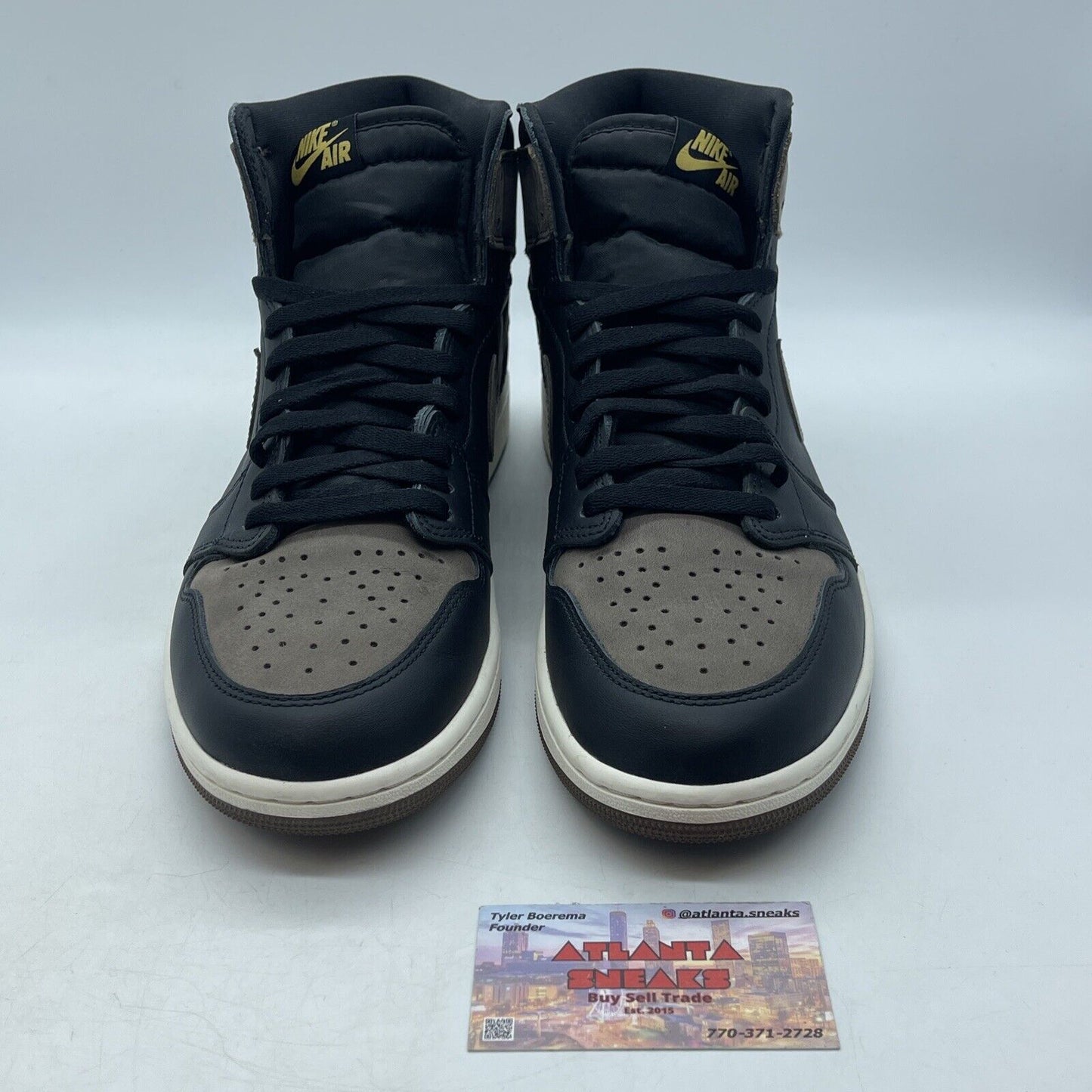 Size 10.5 - Jordan 1 Retro OG High Palomino Brown Black White (DZ5485-020)