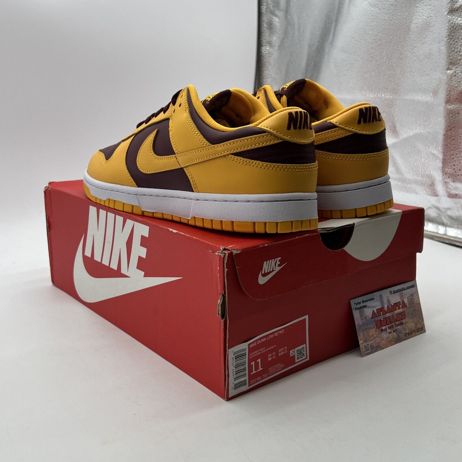 Size 11 - Nike Dunk Low Retro Arizona State Sun Devils 2022 (DD1391-702)