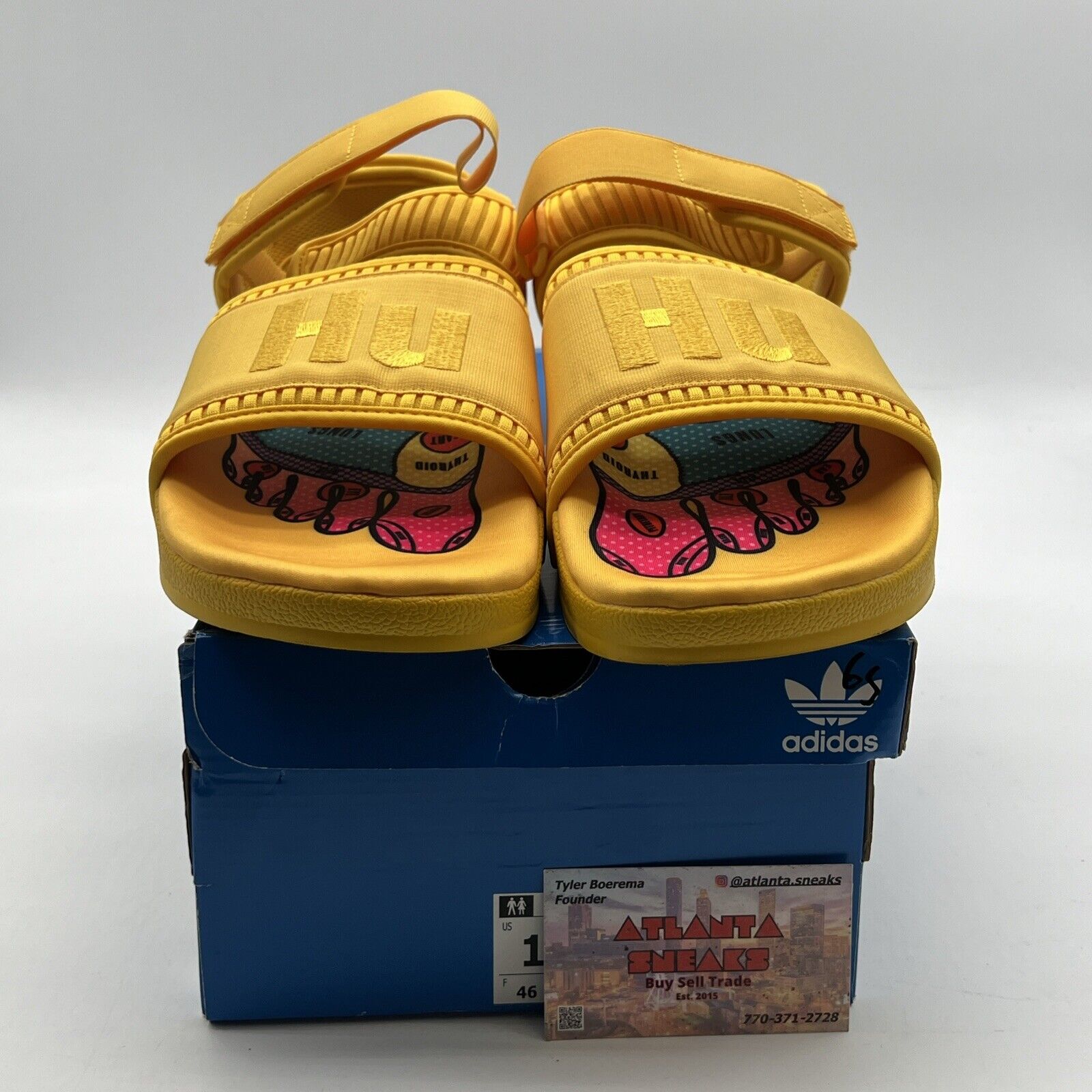 Adidas Adilette 2 Pharrell Yellow-(EG7825)