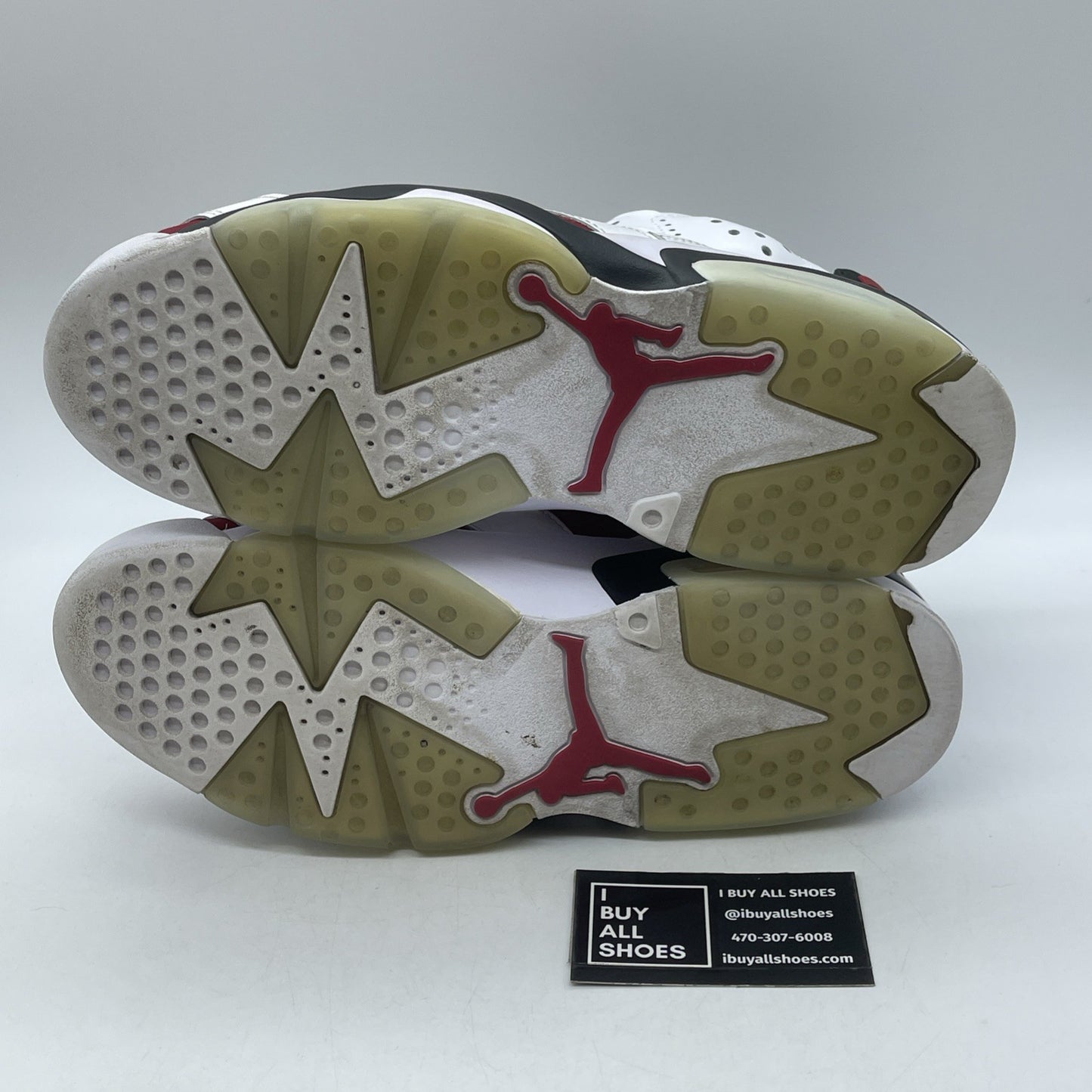 Size 9.5 - Jordan 6 Retro OG Mid Carmine White Red Suede Leather (CT8529-106)