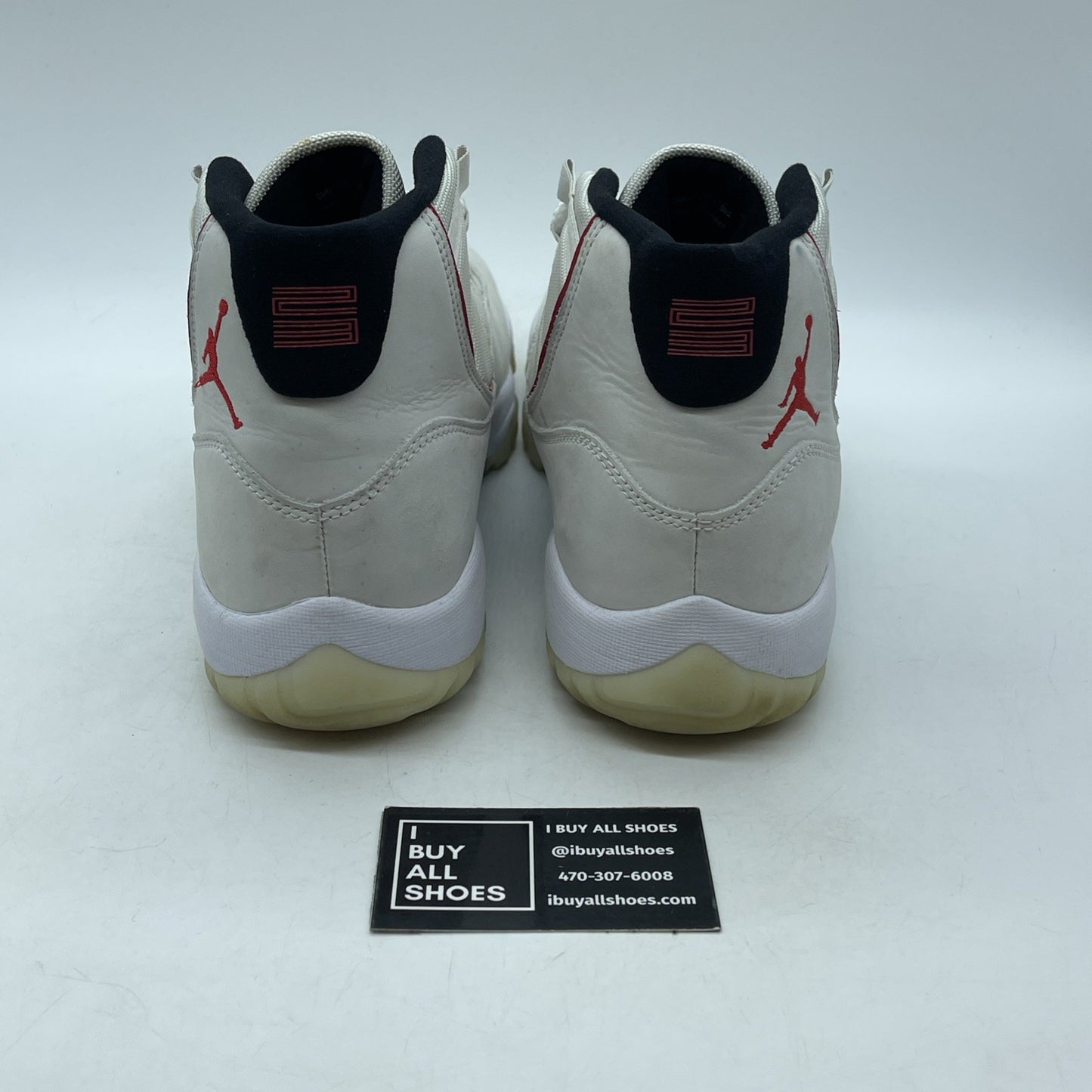 Size 11 - Air Jordan 11 Retro Platinum Tint Red Suede (378037-016)