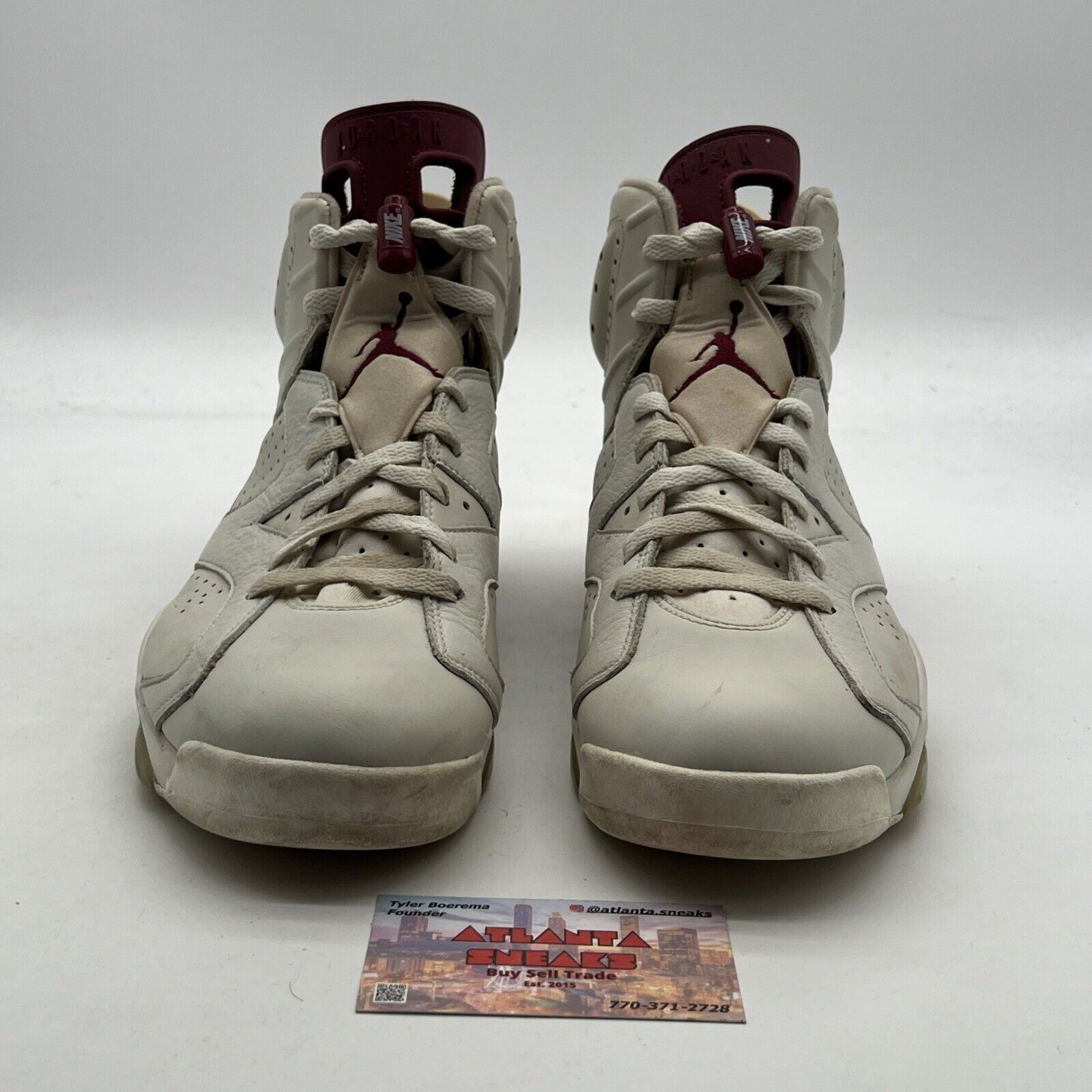 Size 11 - Air Jordan 6 Retro 2015 Maroon (384664-116)