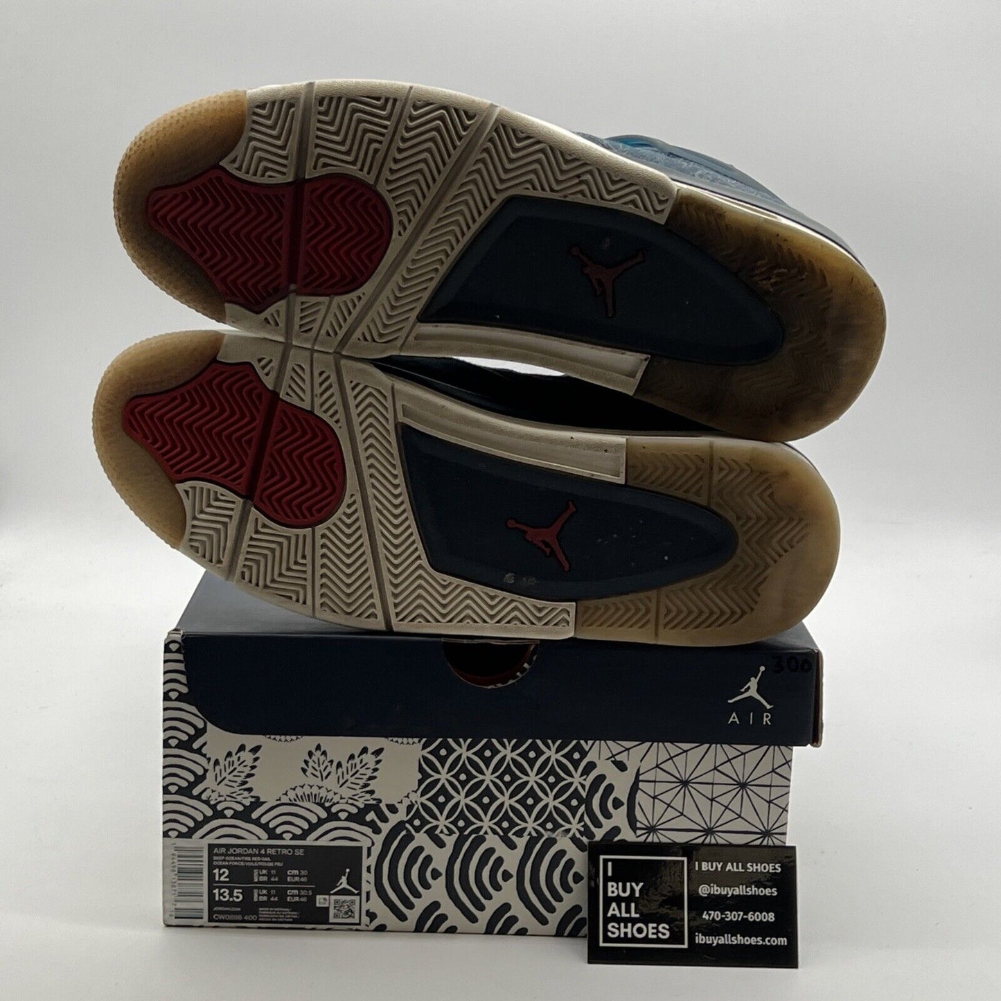 Size 12 - Air Jordan 4 Retro SE Sashiko (CW0898-400)