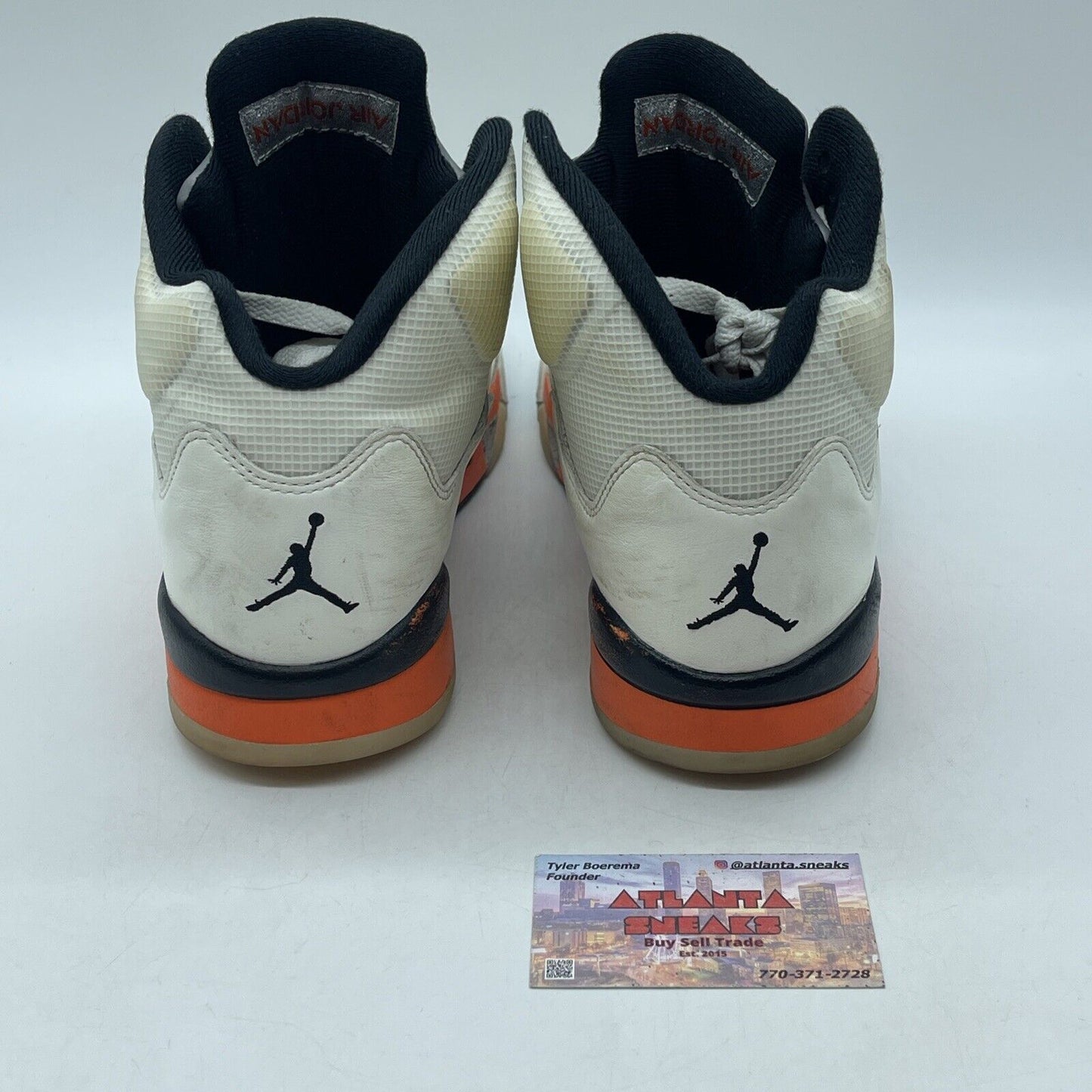 Size 12 - Jordan 5 Shattered Backboard Black Orange Silver Leather (DC1060-100)