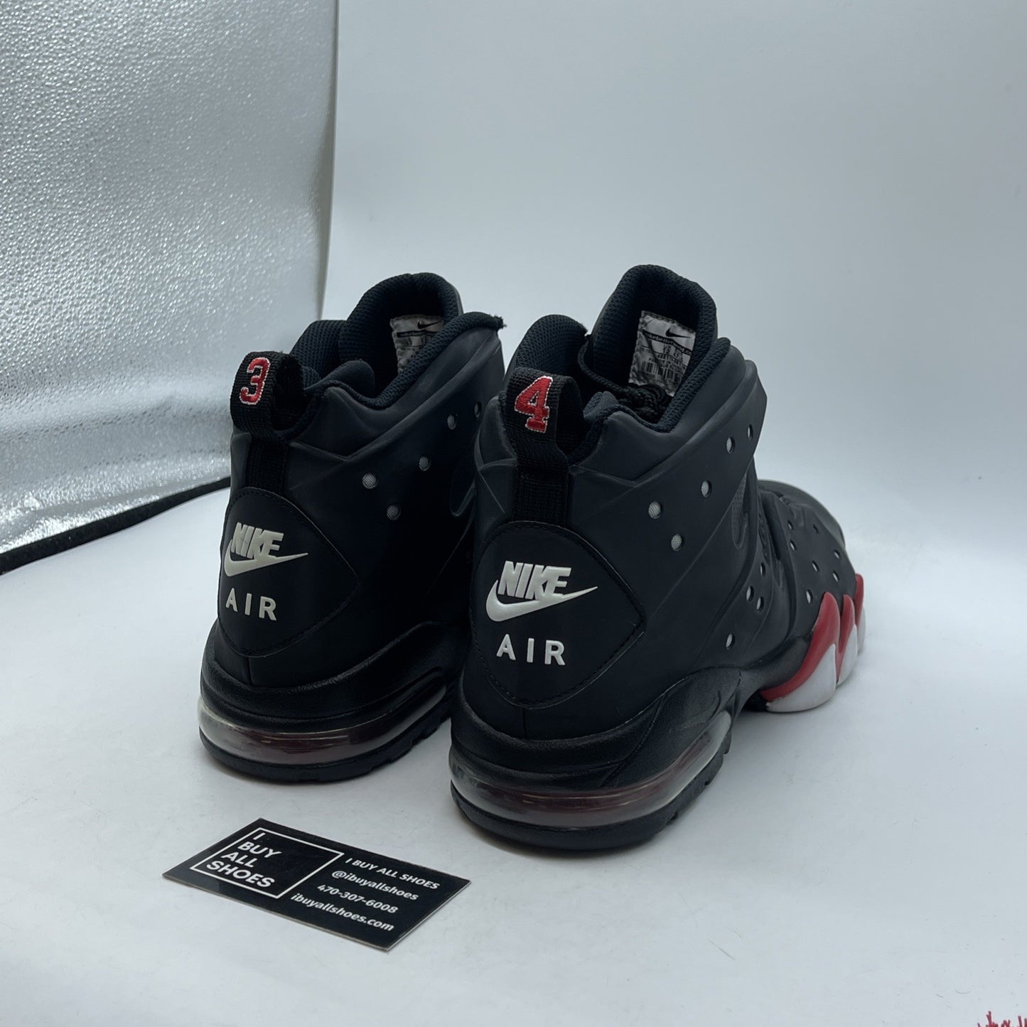 Size 13 - Nike Air Max Barkley Black Suede Leather (488119-061)