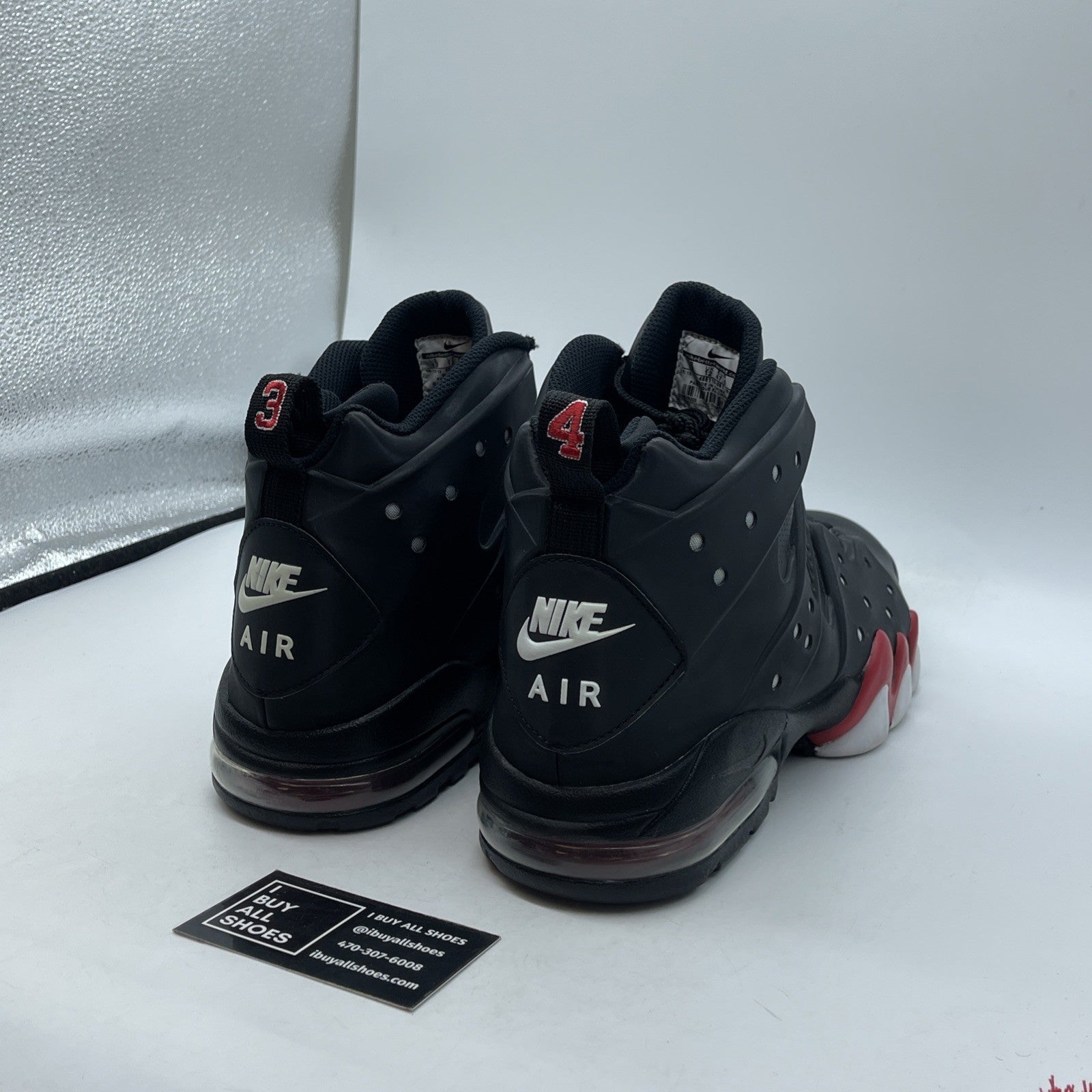 Size 13 - Nike Air Max Barkley Black Suede Leather (488119-061)