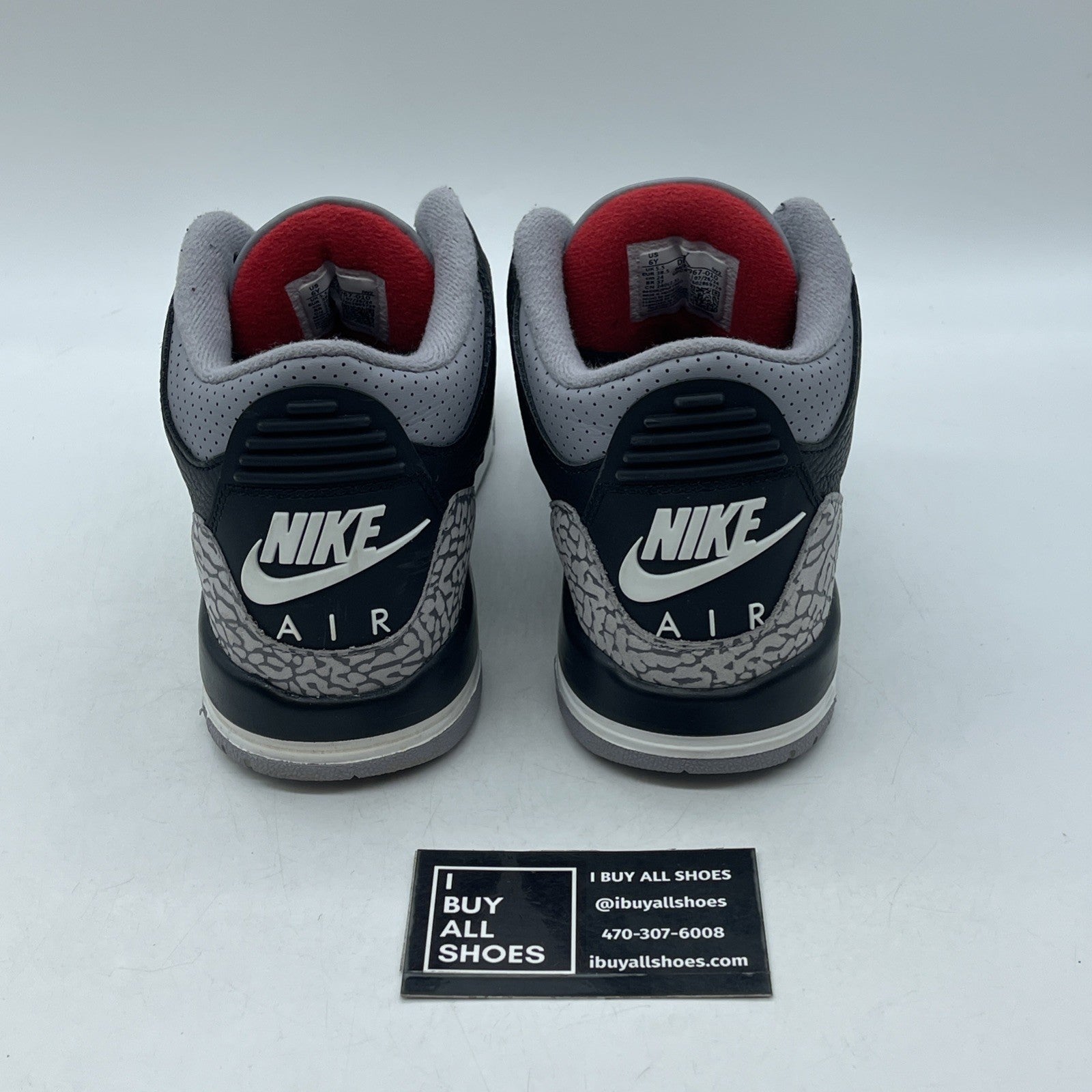 Size 6Y - Air Jordan 3 Retro OG 2024 Black Cement (DM0967-010)