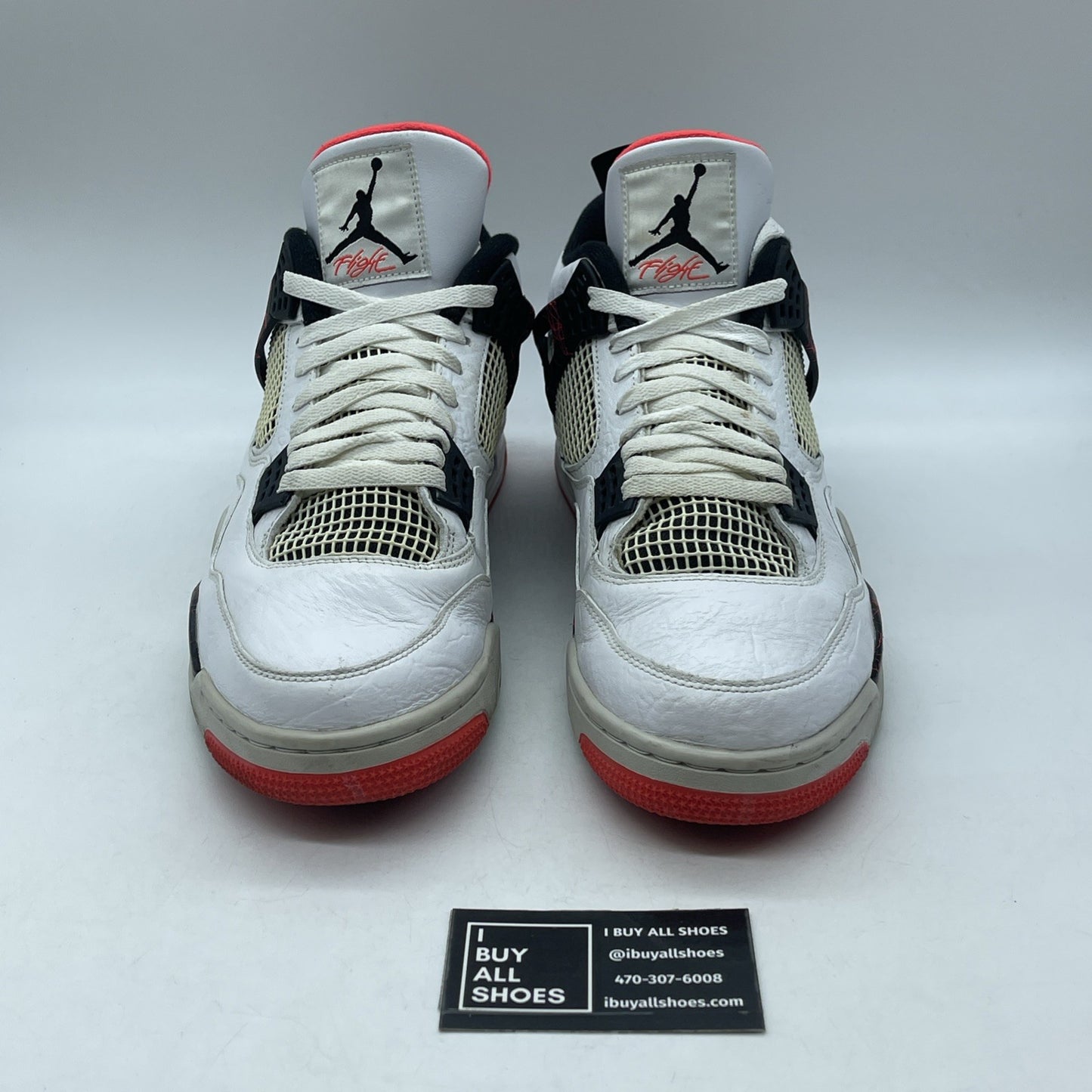 Size 13 - Air Jordan 4 Retro Pale Citron, Bright Crimson 2019 (308497-116)