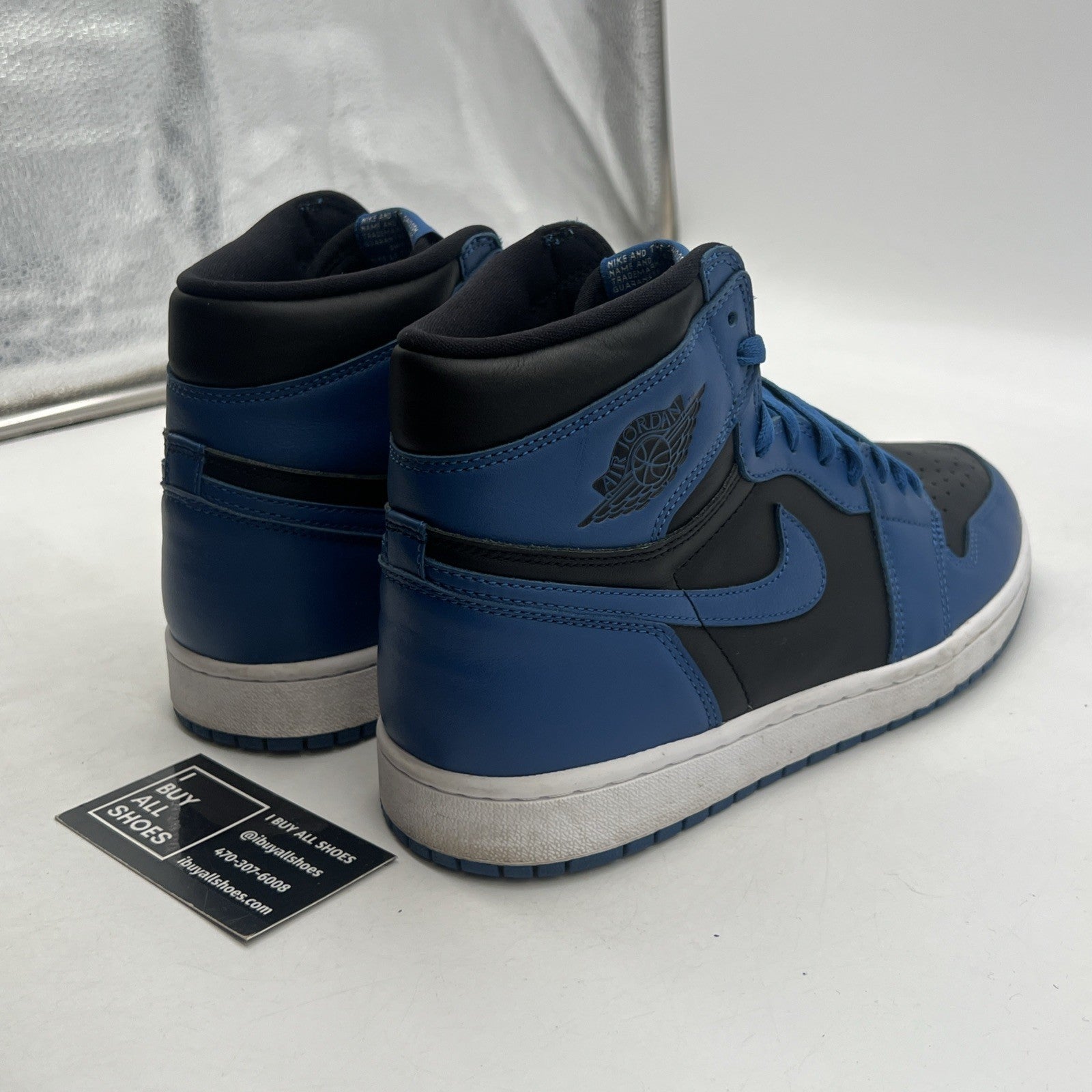 Size 10.5 - Air Jordan 1 Retro OG High Dark Marina Blue (555088-404)
