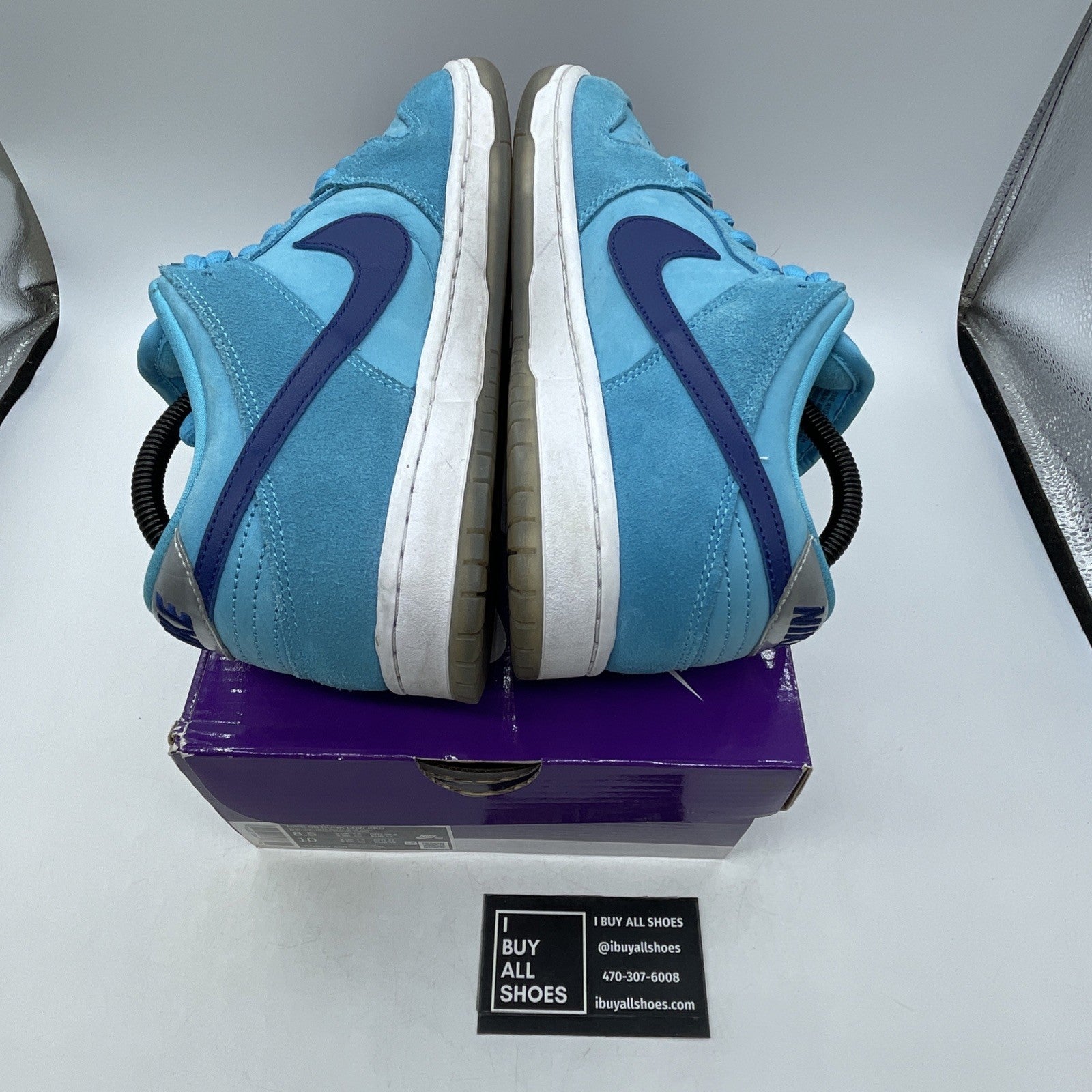 Size 8.5 - Nike Dunk SB Low Blue Fury (BQ6817-400)