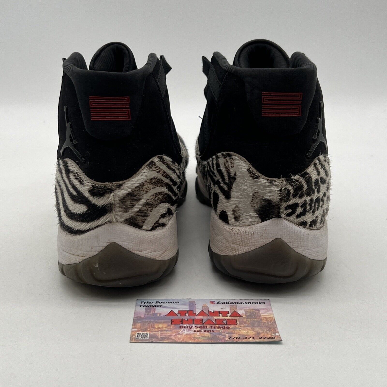 Size 11 - Air Jordan 11 Retro Animal Instinct W Black White (AR0715-010)