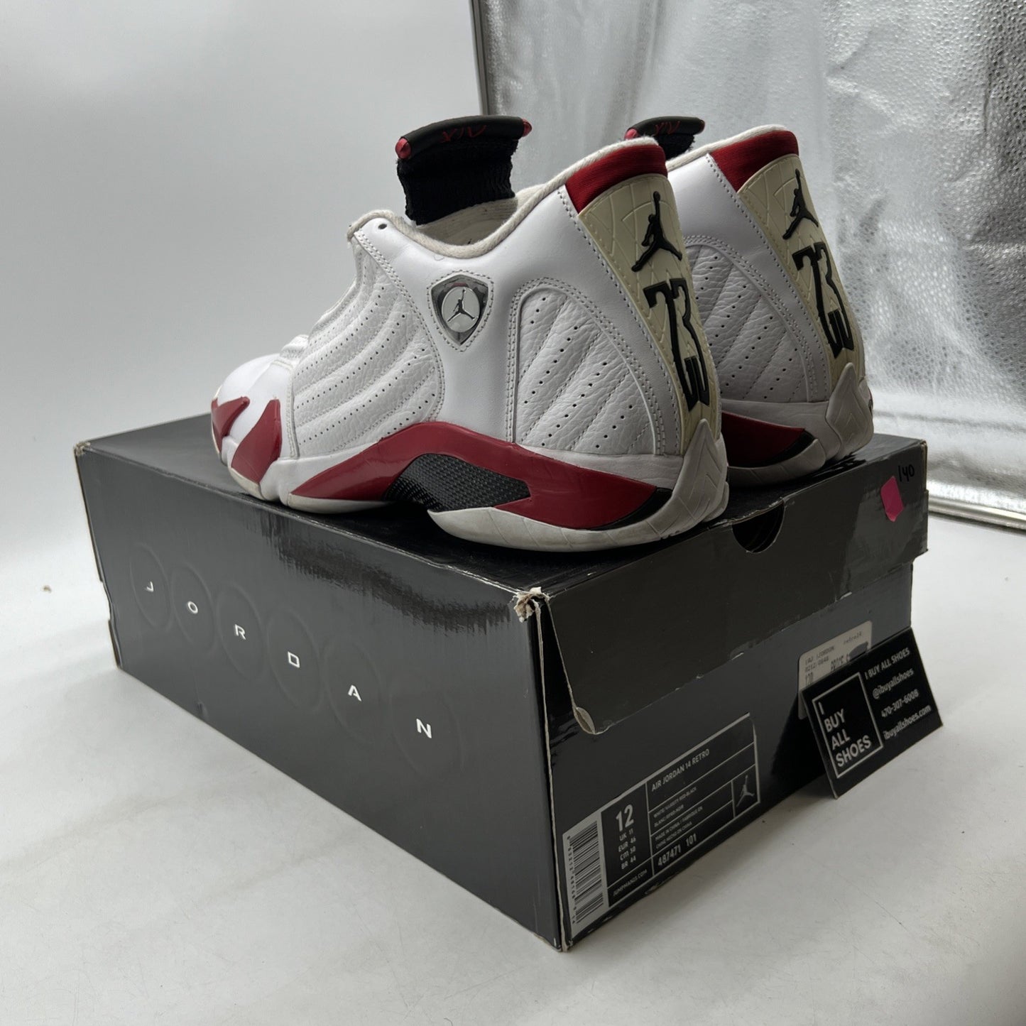 Size 12 - Air Jordan 14 Retro 2012 Candy Cane (487471-101)