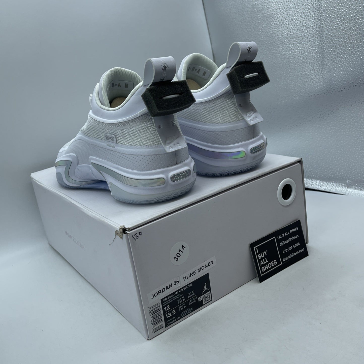 Size 12 - Air Jordan 36 Low Pure Money (DH0833-101)