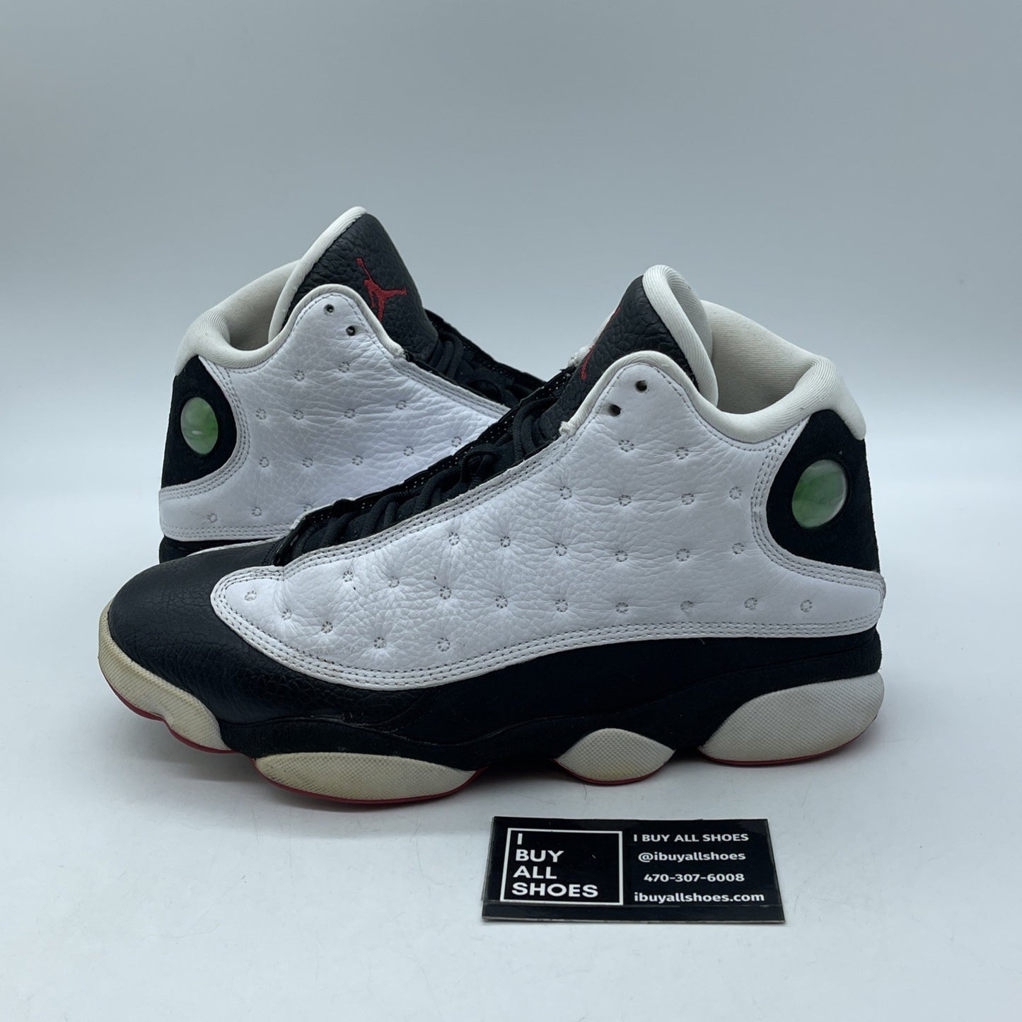 Size 8.5 - Air Jordan 13 Retro 2013 He Got Game White Black (414571-104)