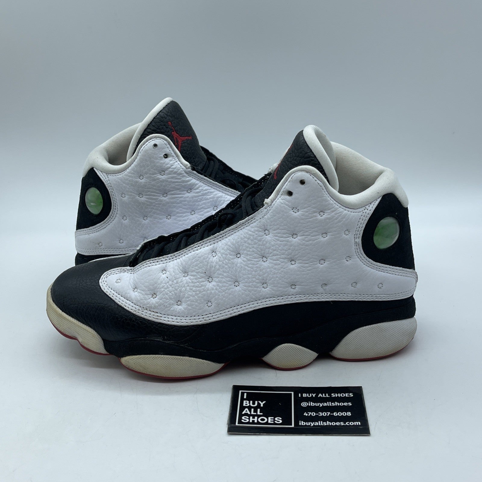 Size 8.5 - Air Jordan 13 Retro 2013 He Got Game White Black (414571-104)