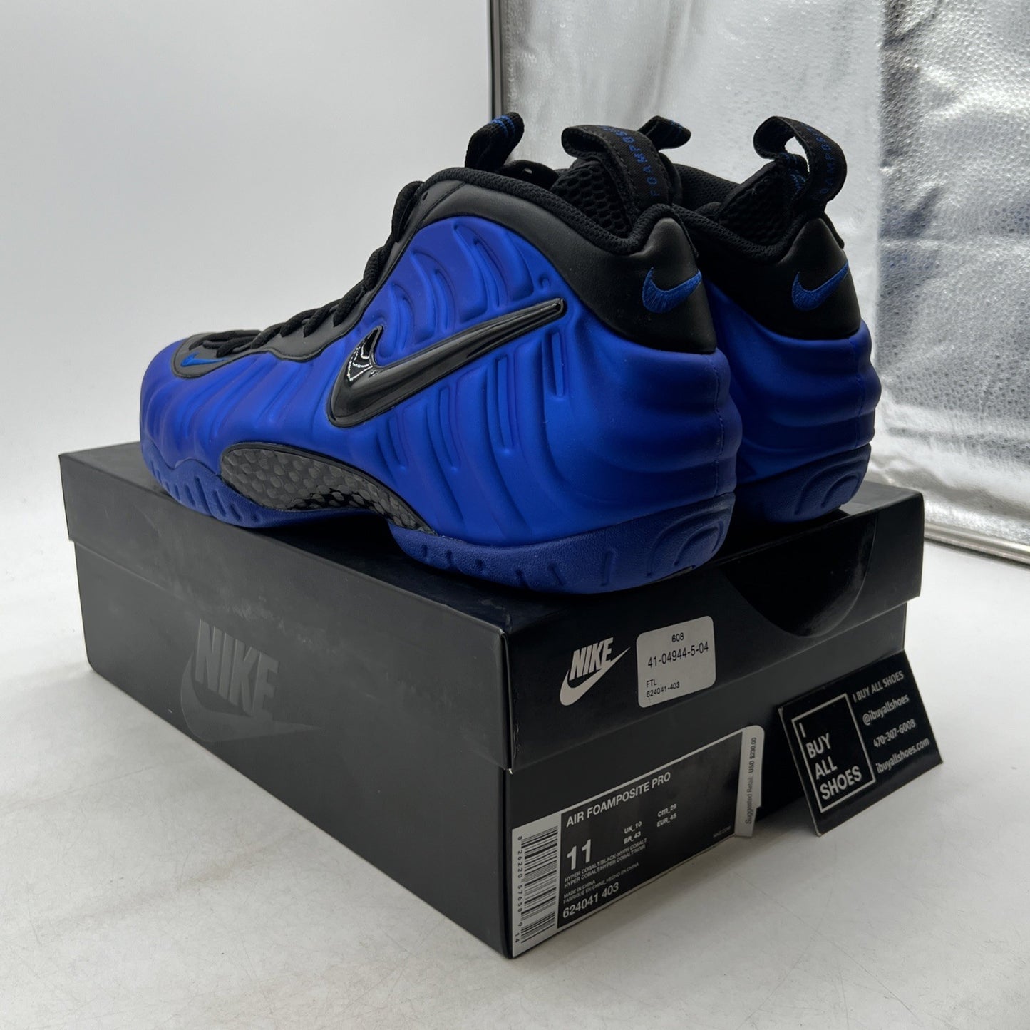Size 11 - Nike Air Foamposite Pro Hyper Cobalt (624041-403)