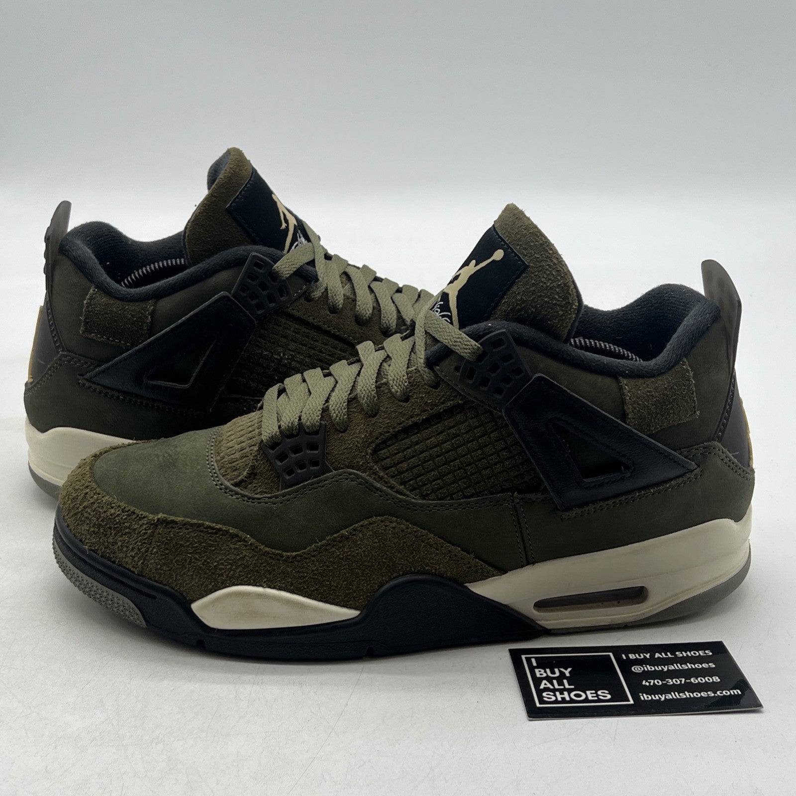 Size 11 - Air Jordan 4 SE Retro Low Craft - Olive (FB9927-200)