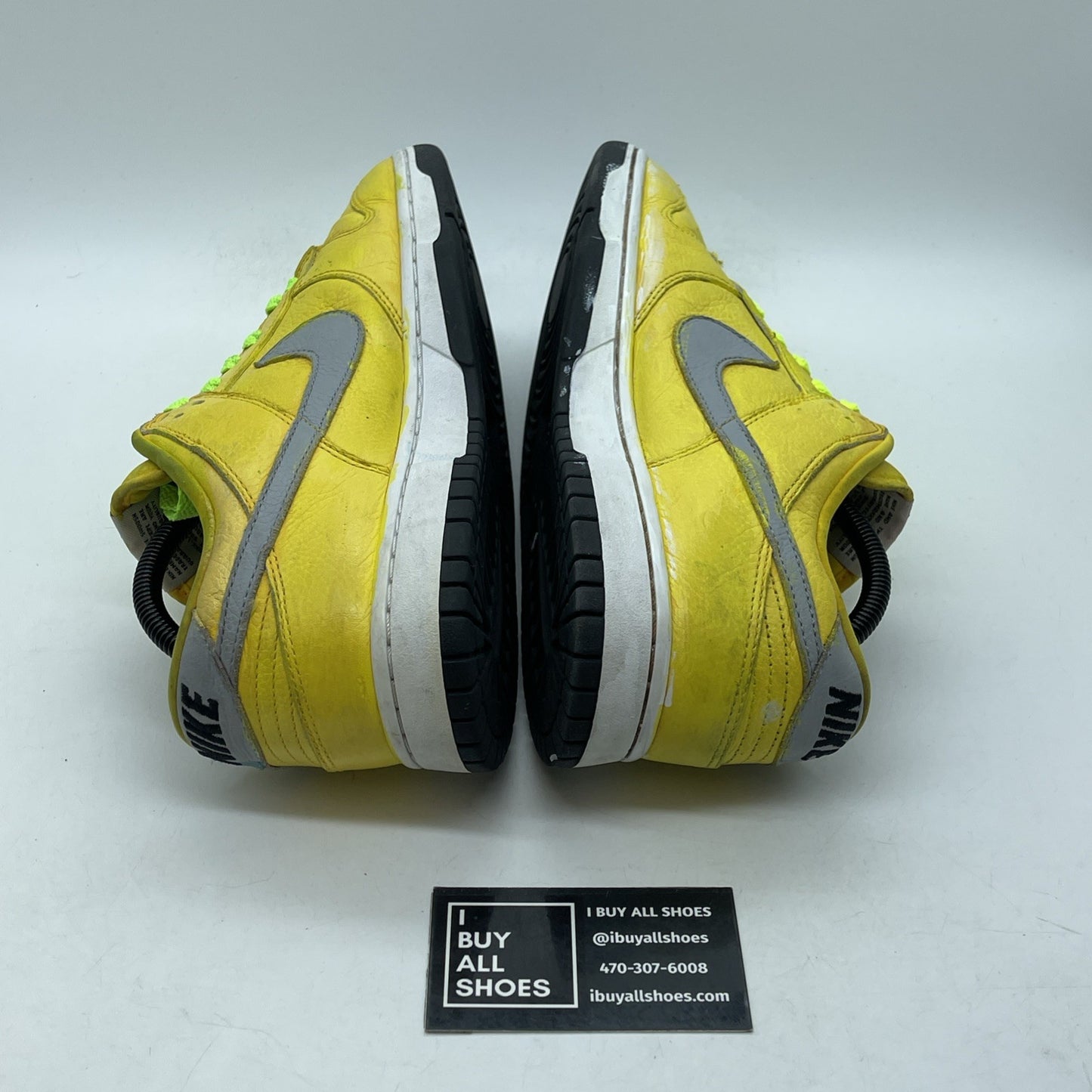 Size 10 - Nike Dunk Low Multicoloured Silver Yellow Leather (AH7979-992)