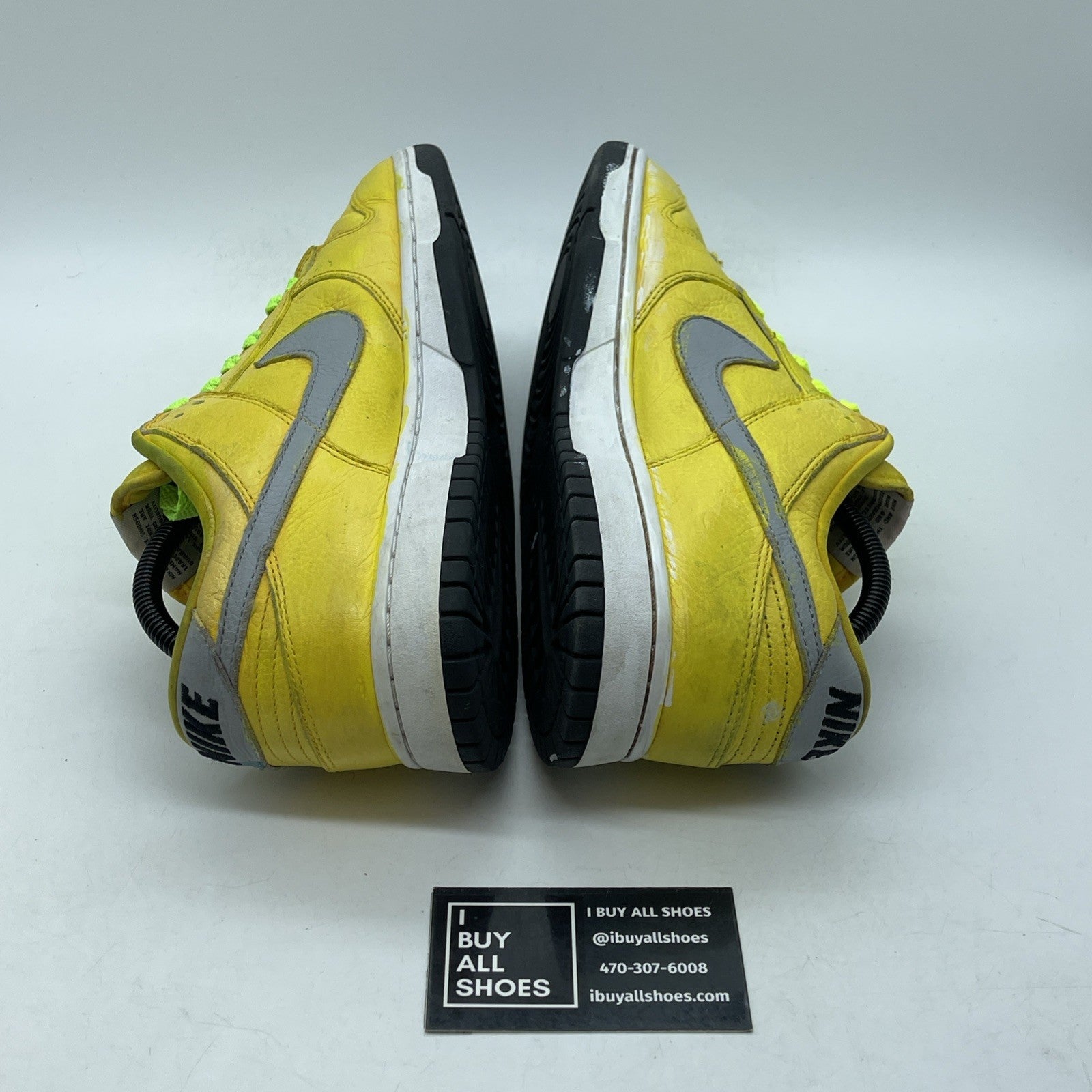 Size 10 - Nike Dunk Low Multicoloured Silver Yellow Leather (AH7979-992)