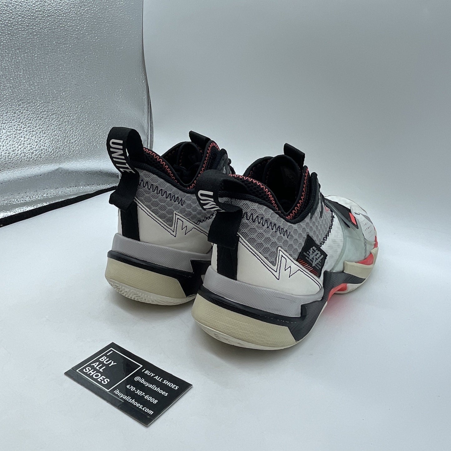 Size 13 - Jordan Why Not Zer0.3 UNITE White Black Suede Leather (CD3003-101)
