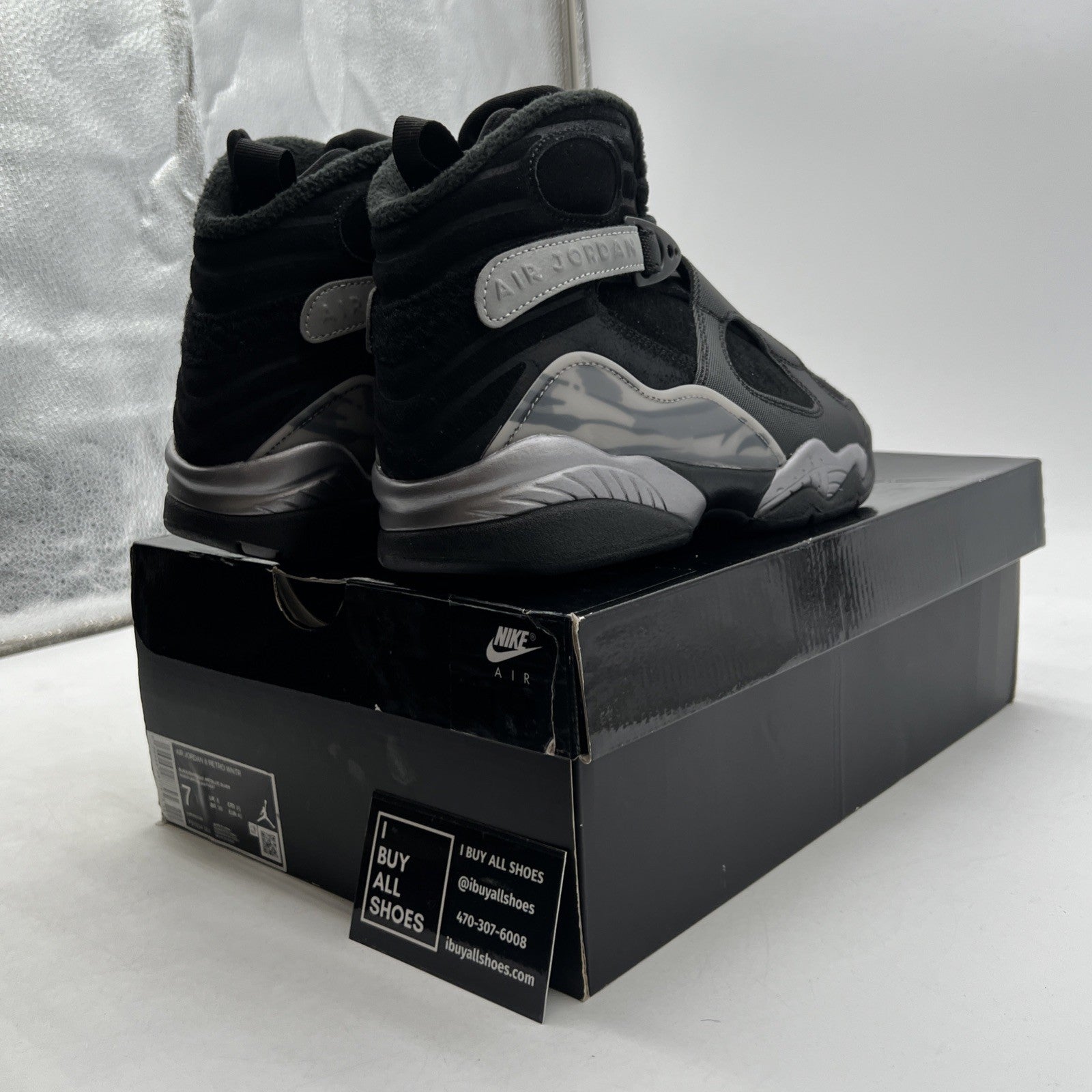 Size 7 - Air Jordan 8 Retro Winterized Gunsmoke (FD1334-001)