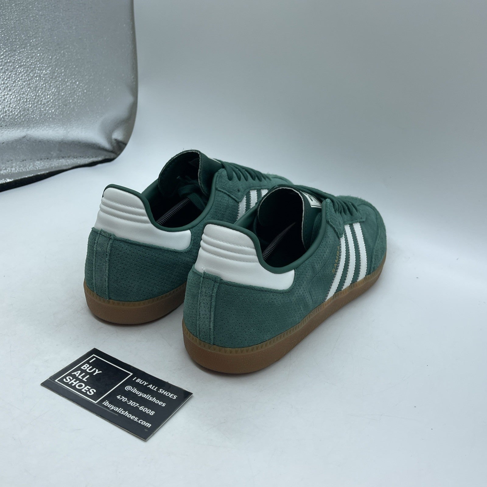 Size 14 - Adidas Samba OG Collegiate Green Gum (HP7902)