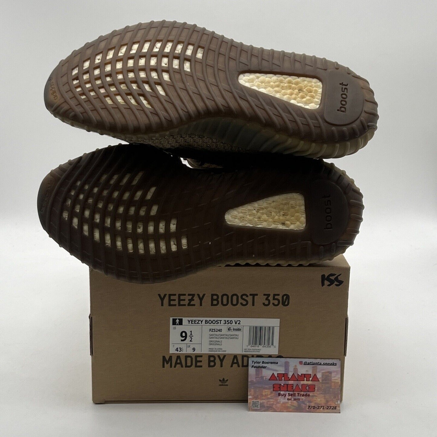 Size 9.5 - Yeezy Boost 350 V2 Sand Taupe(FZ5240)