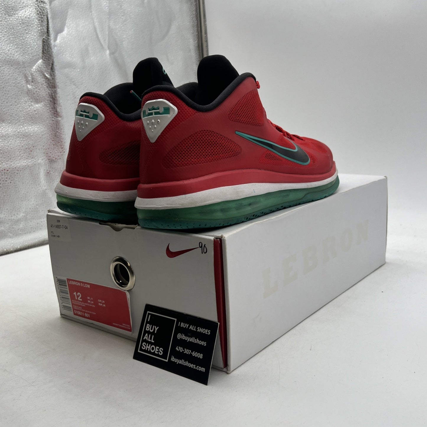 Size 12 - Nike LeBron 9 Low Liverpool (510811-601)