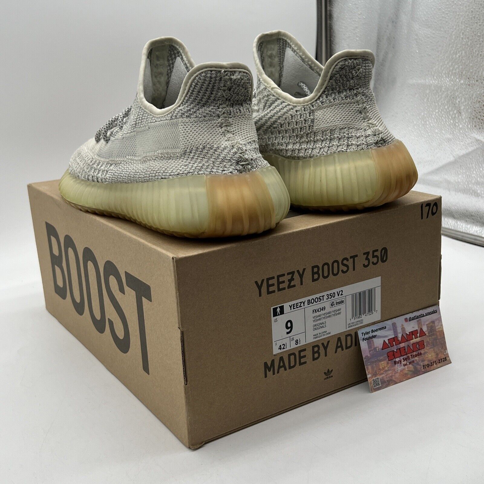 Size 9 - adidas Yeezy Boost 350 V2 Yeshaya Reflective (FX4349)