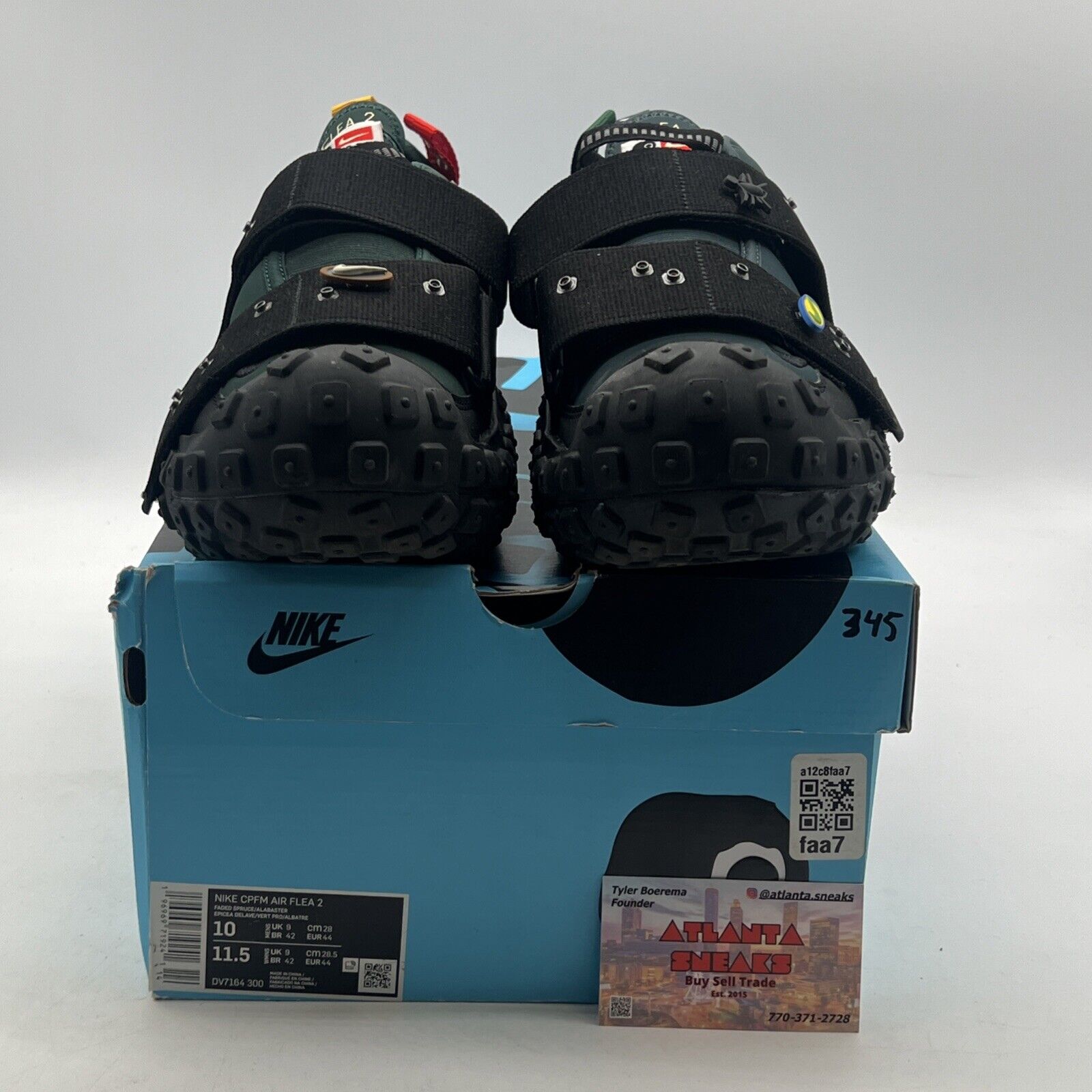 Size 10 - Nike Air Flea 2 x Cactus Plant Flea Market Low Faded Spruce