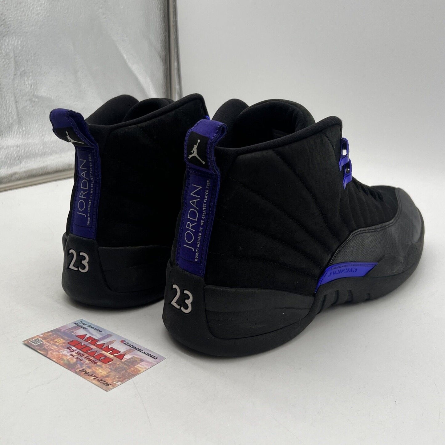 Size 12 - Air Jordan 12 Retro Dark Concord Black Suede Purple (CT8013-005)