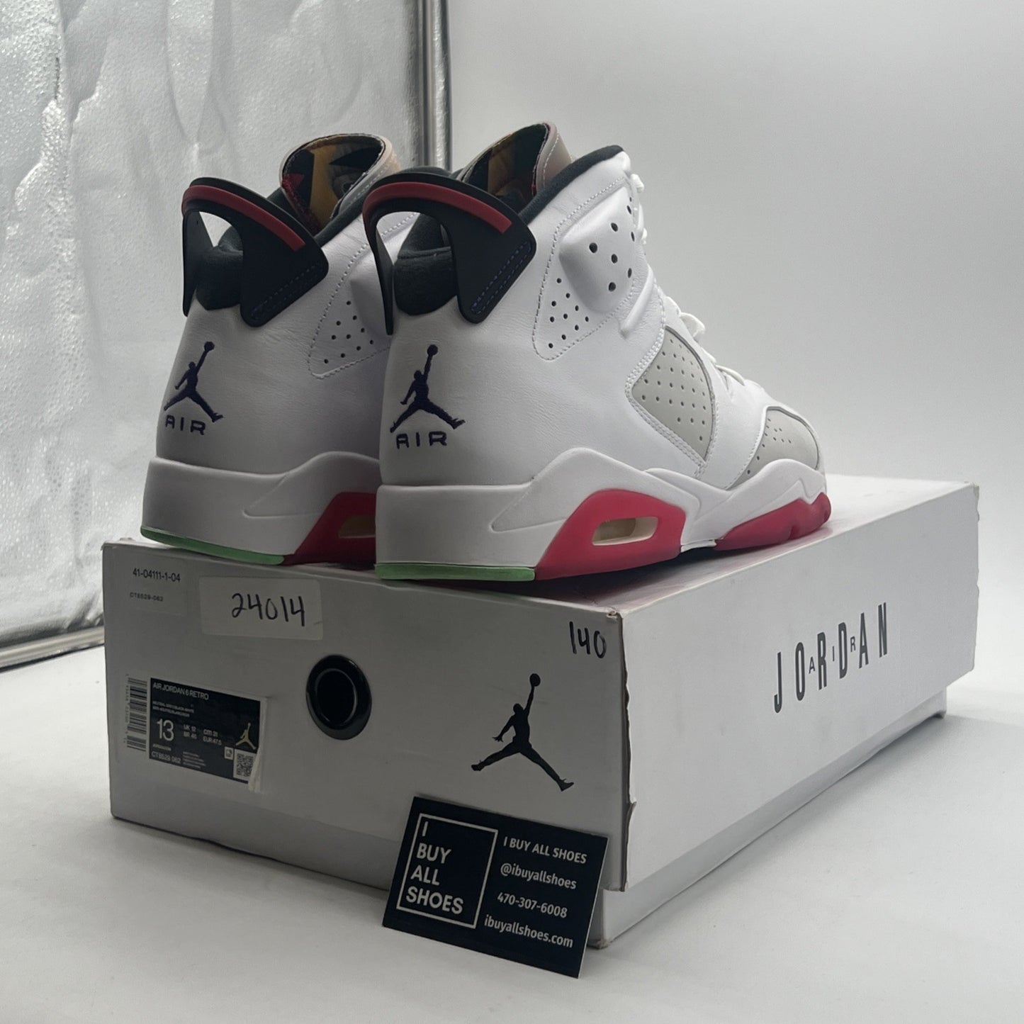 Size 13 - Air Jordan 6 Retro Hare (CT8529-062)