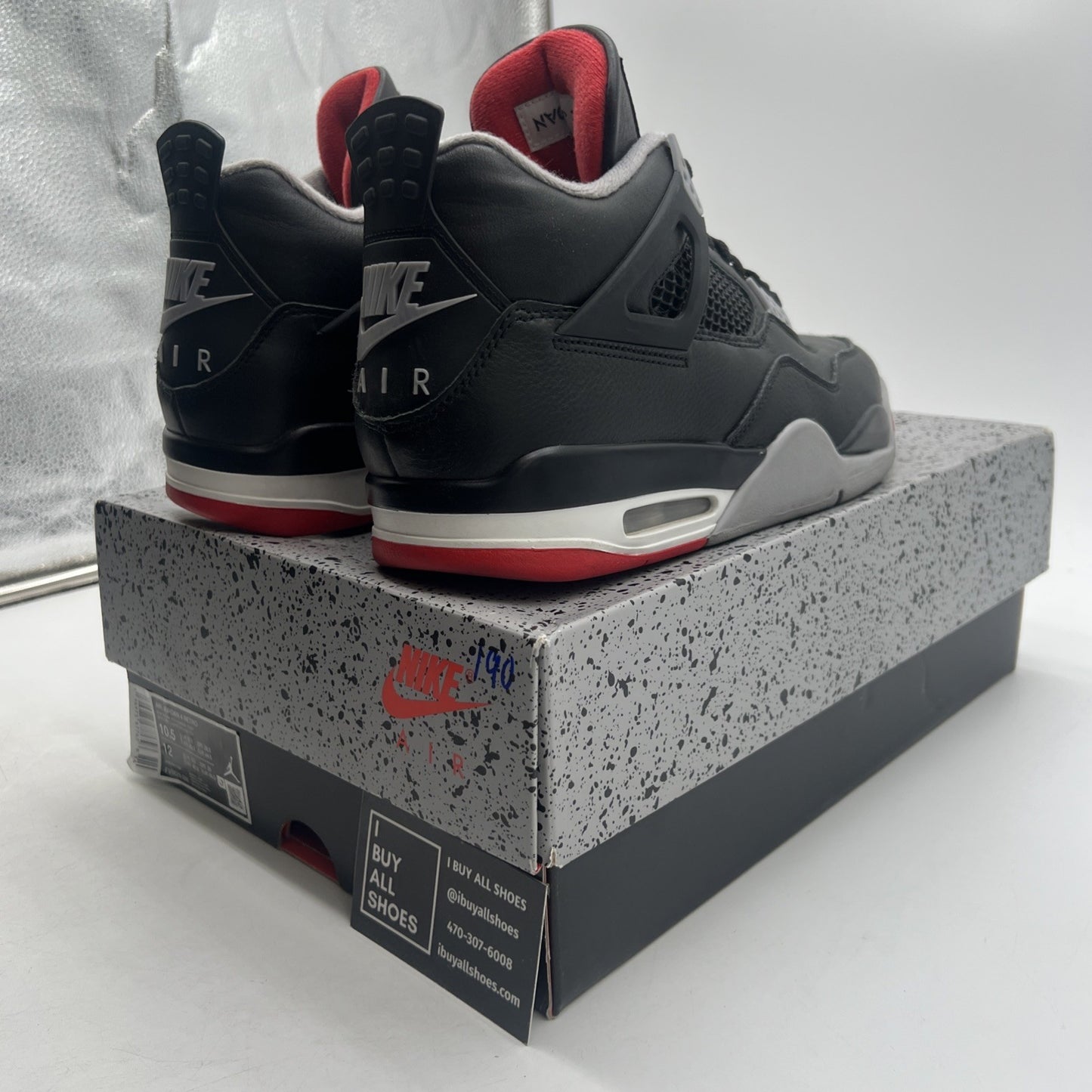 Size 10.5 - Air Jordan 4 Retro Bred Reimagined (FV5029-006)