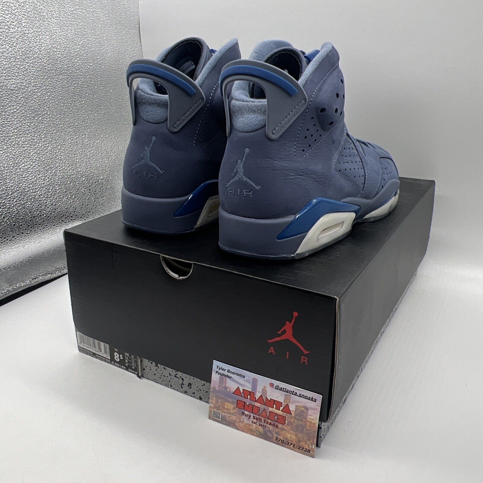 Size 8.5 - Air Jordan 6 Retro Diffused Blue Brand New Og All Icey DS Sneakers