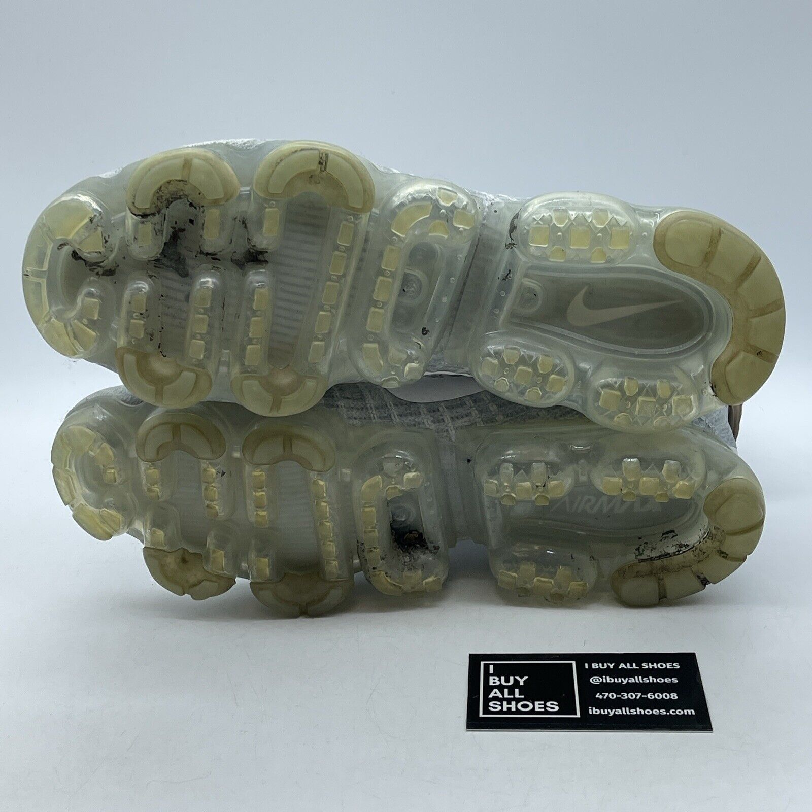Size 10 - Nike Air VaporMax Pure Platinum White Silver Suede (849558-004)