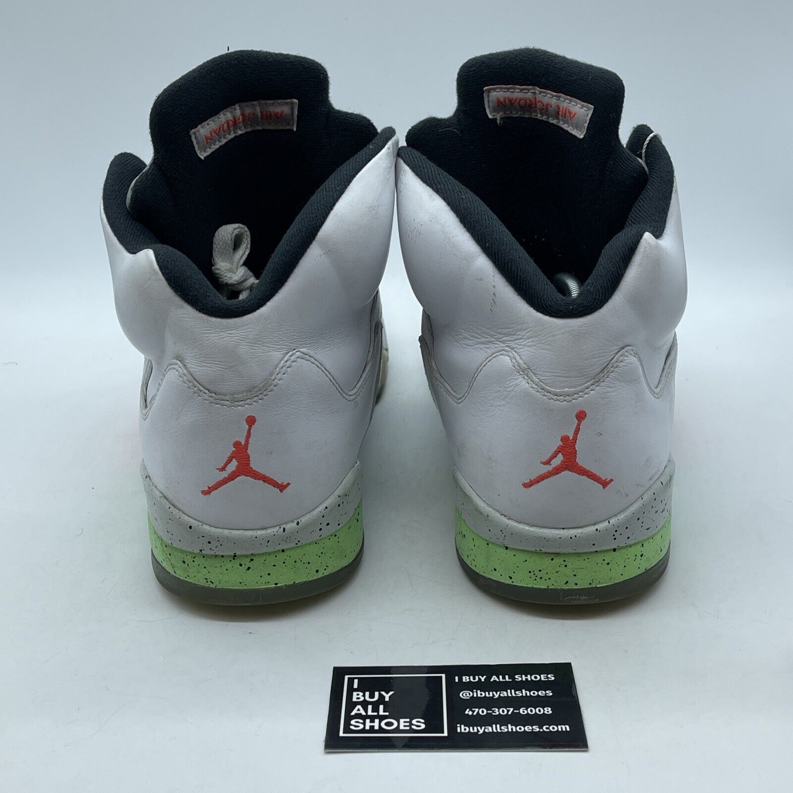 Size 13 - Air Jordan 5 Retro Pro Stars White Black Suede Leather (136027-115)